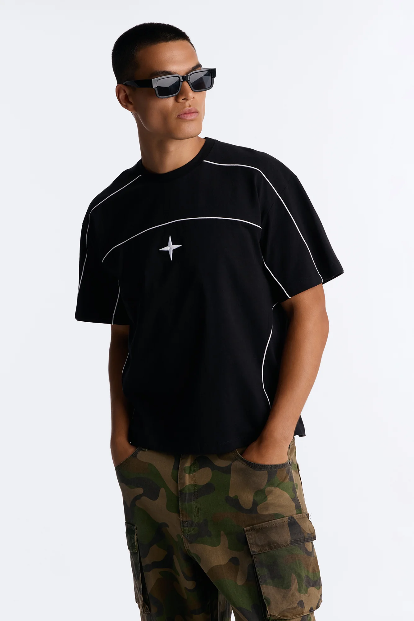 1997 Blessed Heavy Weight Short Sleeve Tee - Black - Image 4