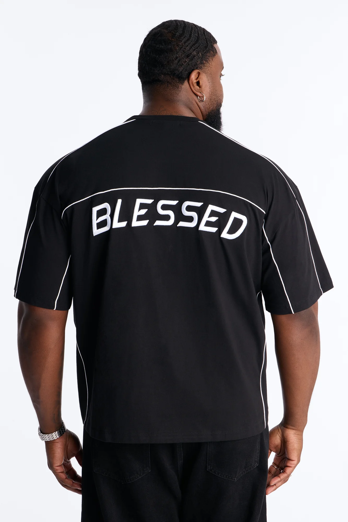1997 Blessed Heavy Weight Short Sleeve Tee - Black - Image 5