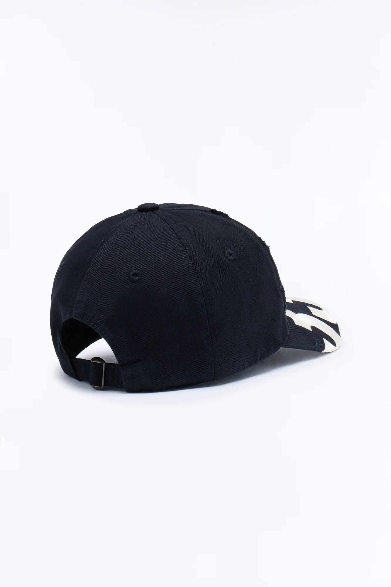33 Rings Cotton Twill Unstructured Snapback Hat - Black - Image 4