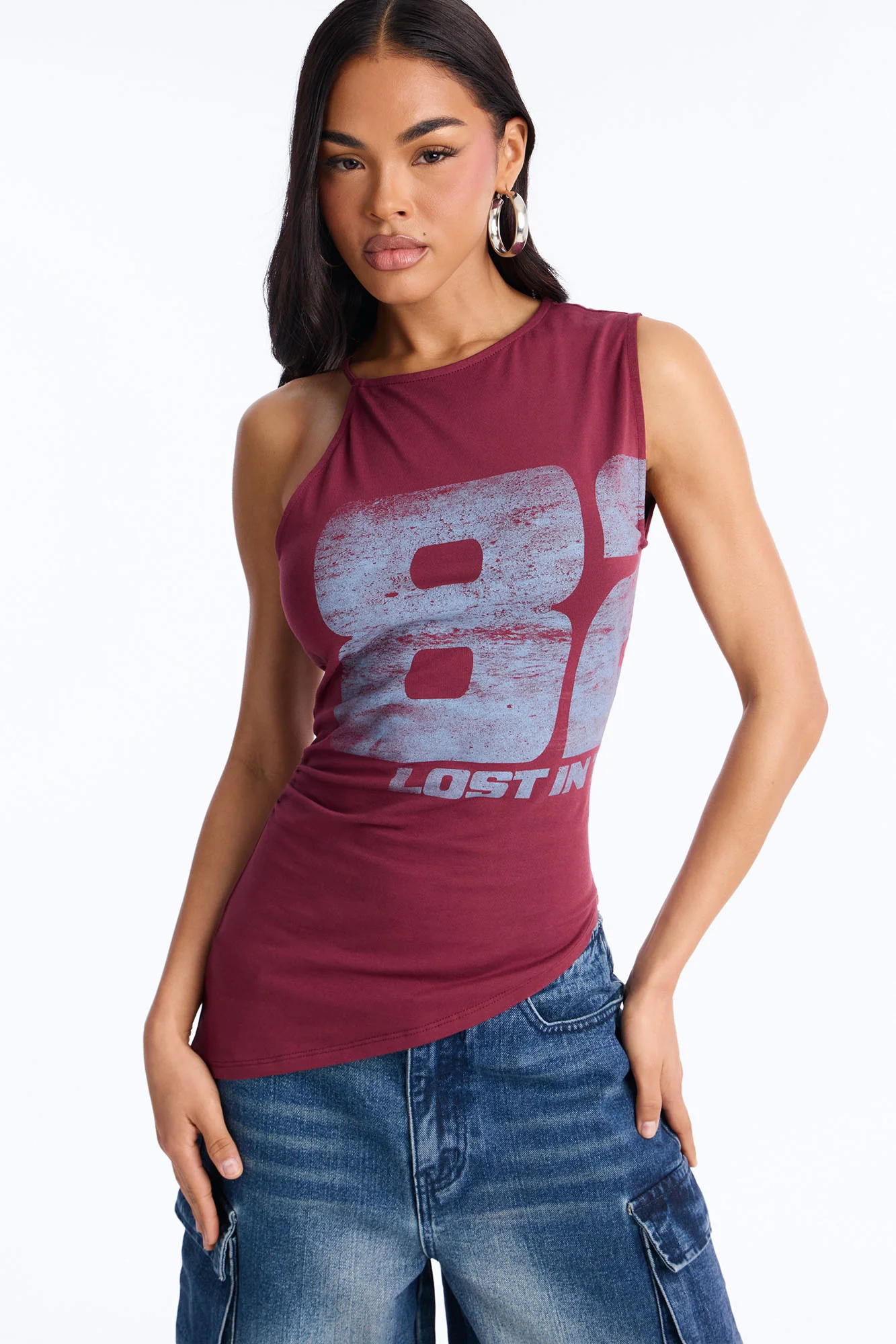 82 Hot Intentions Tank - Wine