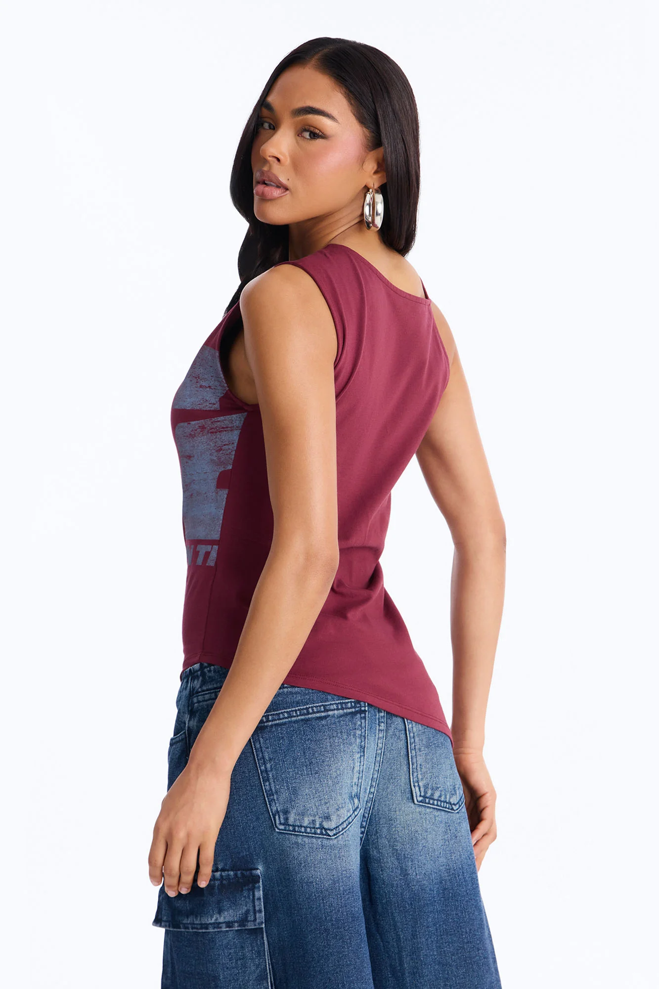 82 Hot Intentions Tank - Wine - Image 3