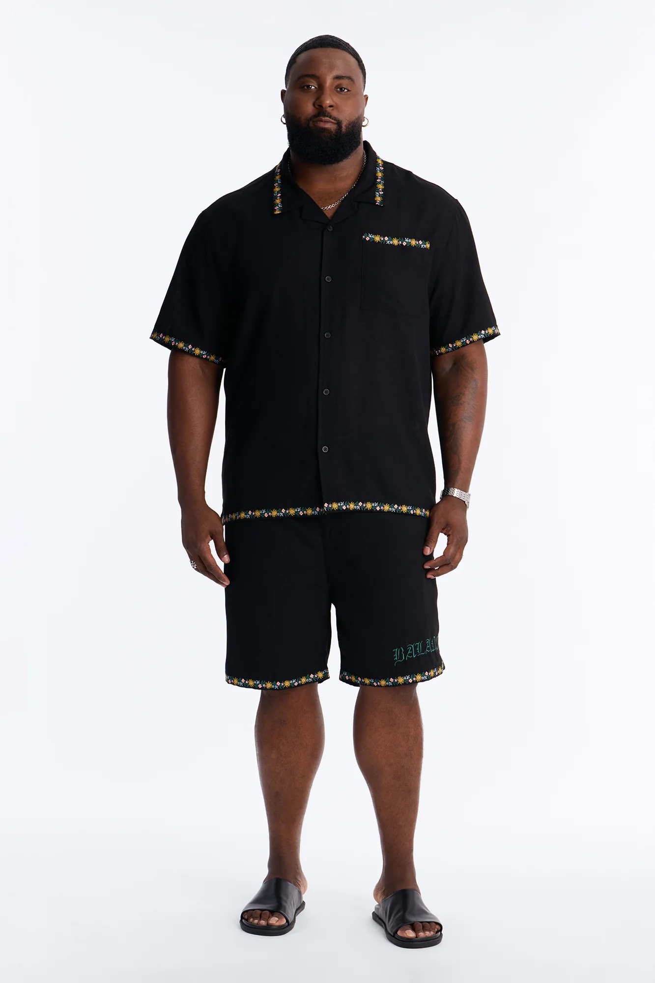 A Life In Balance Button Up Shirt - Black - Image 6