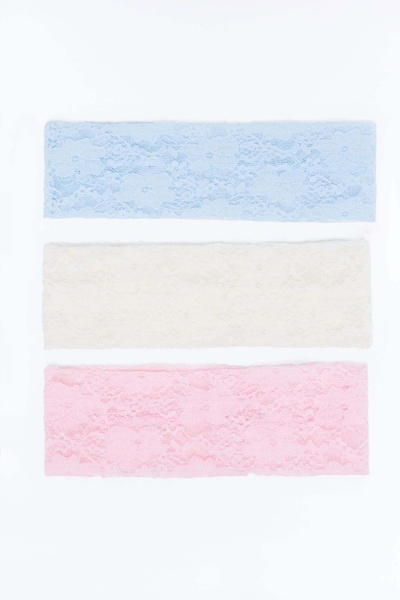 A Little Romance 3 Piece Headband Set - Blue/combo