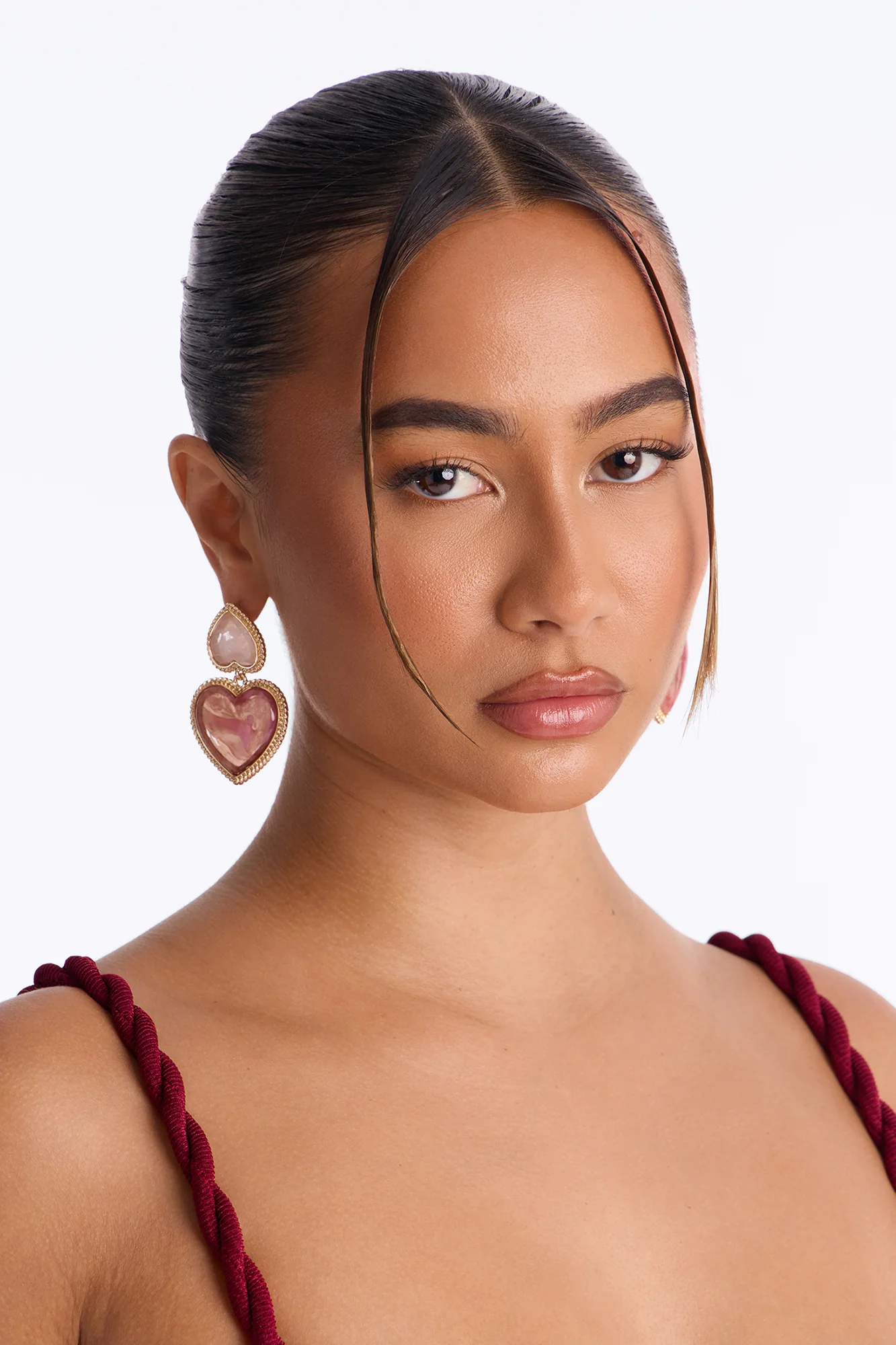 A Love Like Mine Drop Earrings - Pink - Image 2