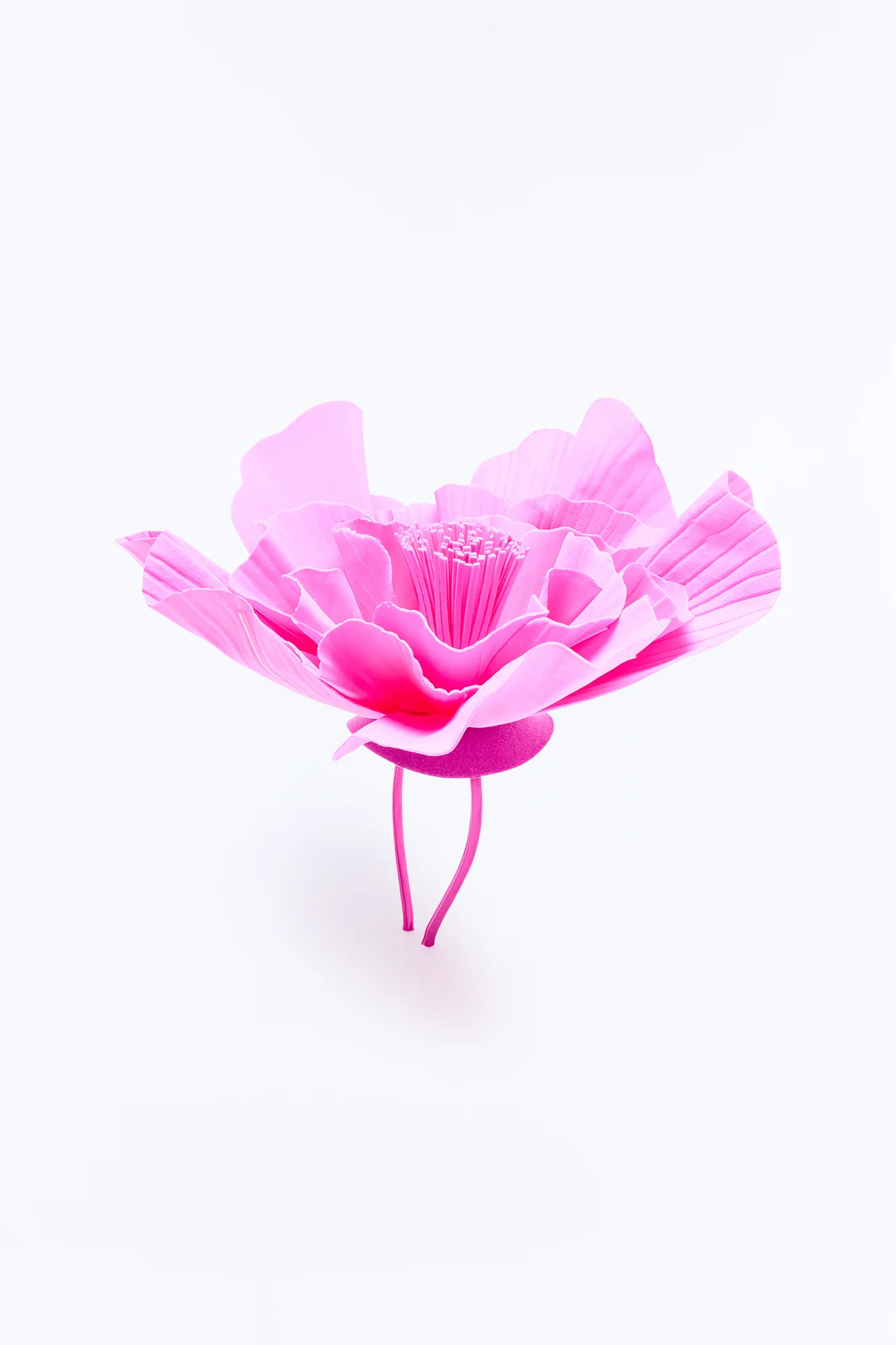 A Rare Flower Fascinator - Fuchsia - Image 5