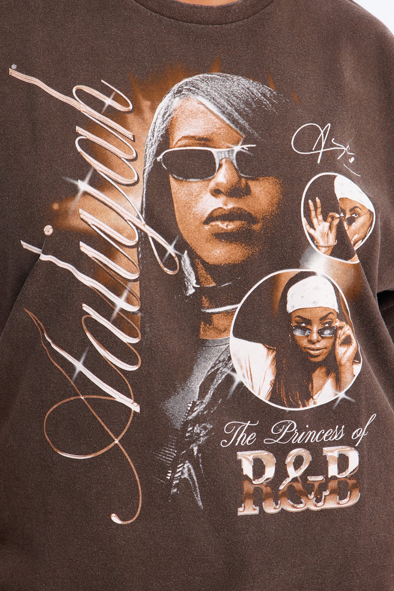 Aaliyah R&B Princess Shirt - Chocolate - Image 7
