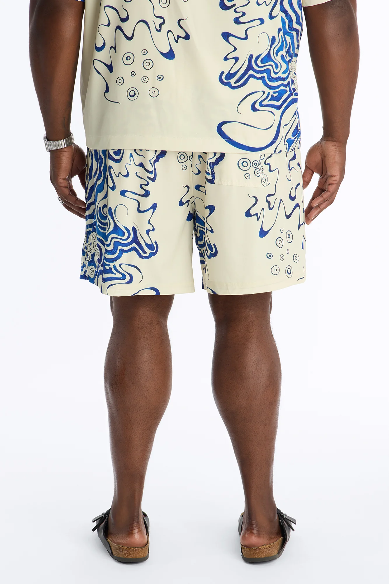 Abstract Mykonos Swim Trunk 7″ - Blue/combo - Image 8