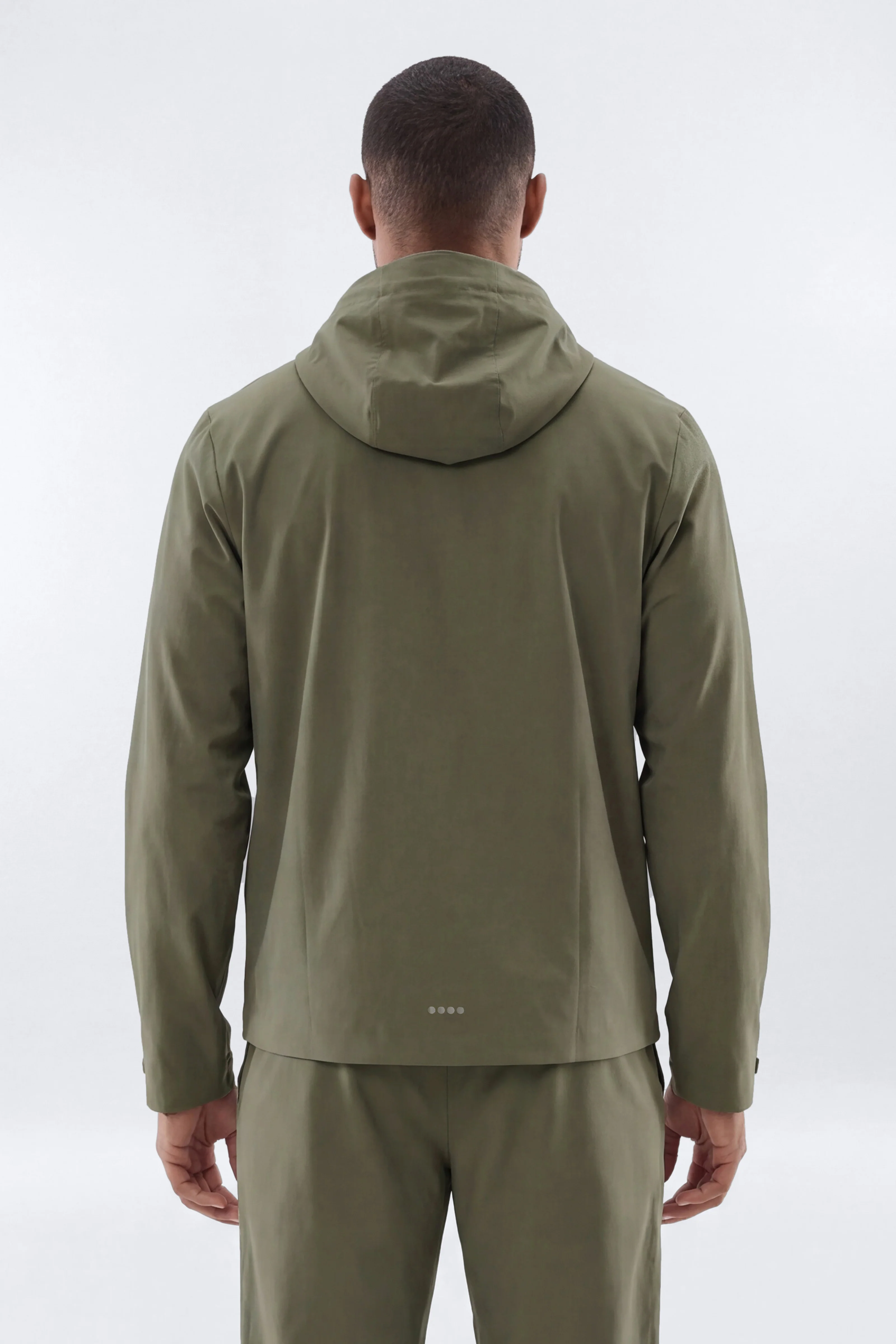 ActiveNylon™ Full Zip Hooded Jacket - Moss - Image 3