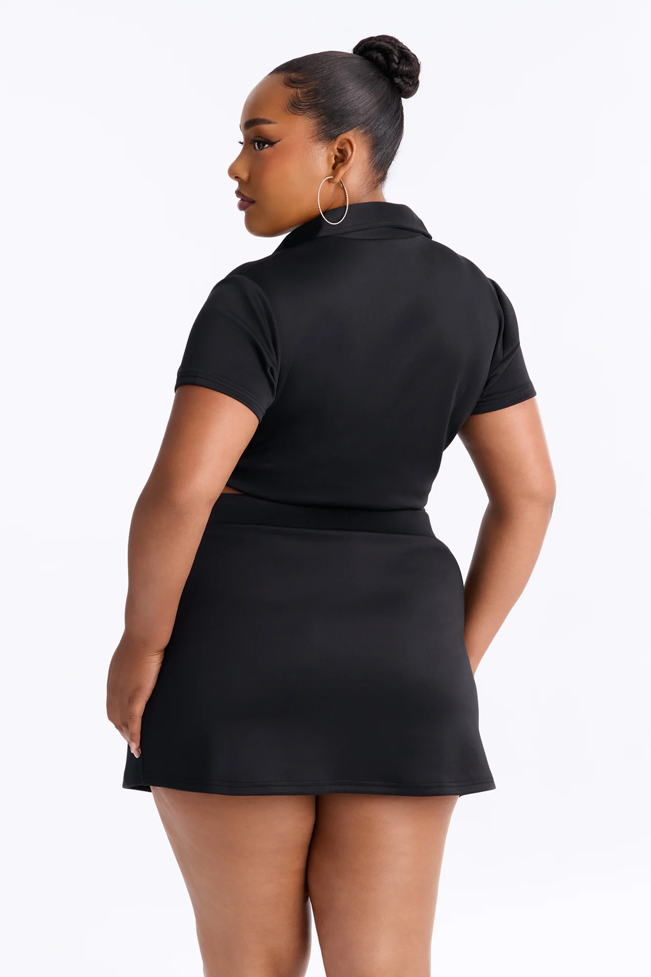 Adora Mini Skort Set - Black - Image 8