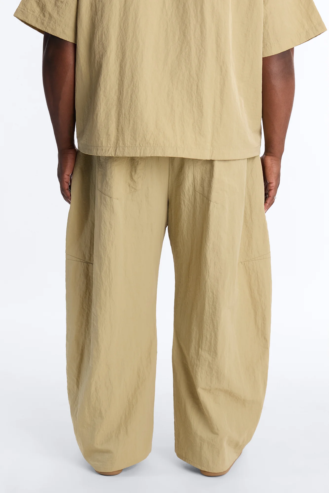 After Dark Amalfi Nylon Pant - Khaki - Image 9