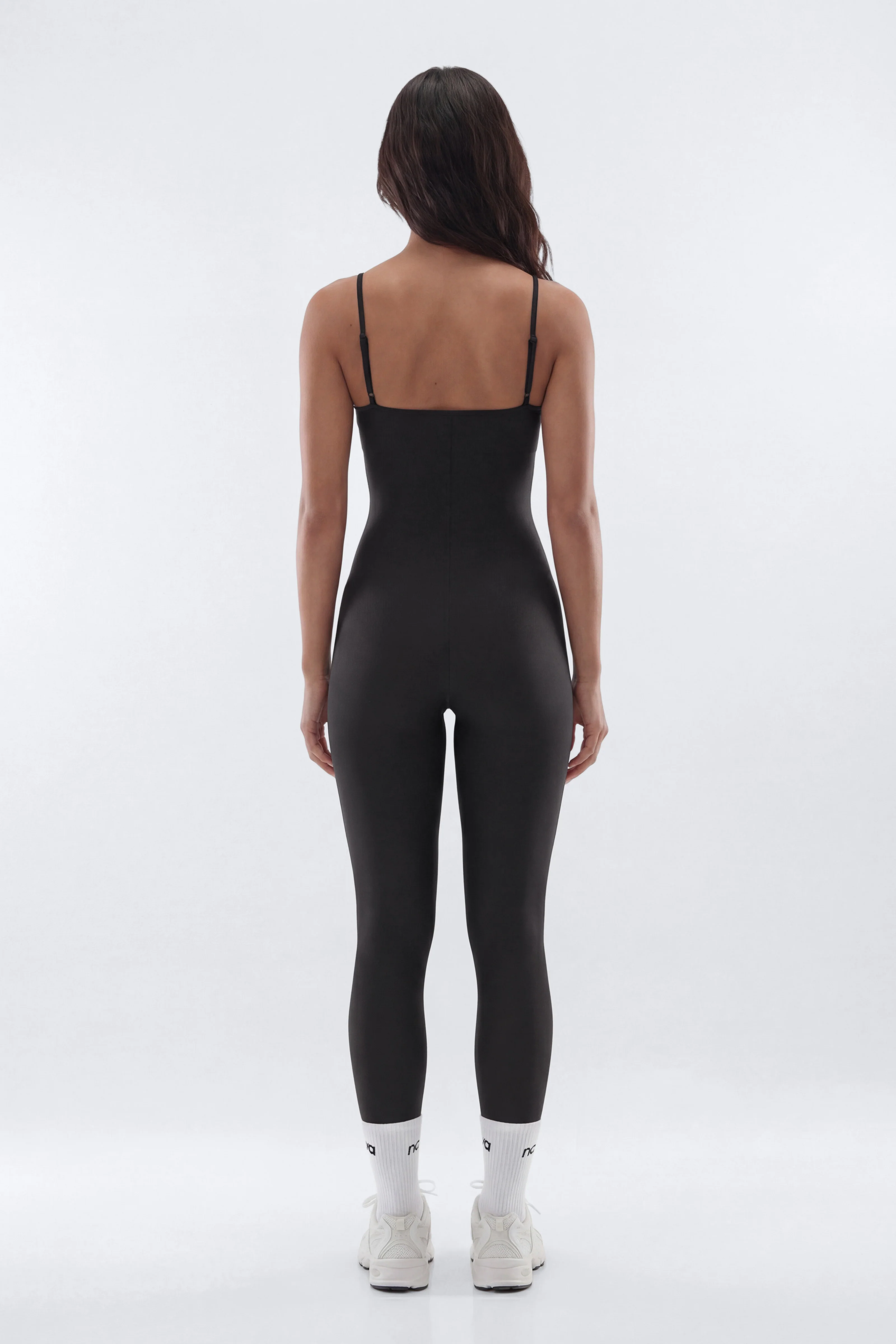 AirSculpt™ 25″ Skinny Jumpsuit - Black - Image 3