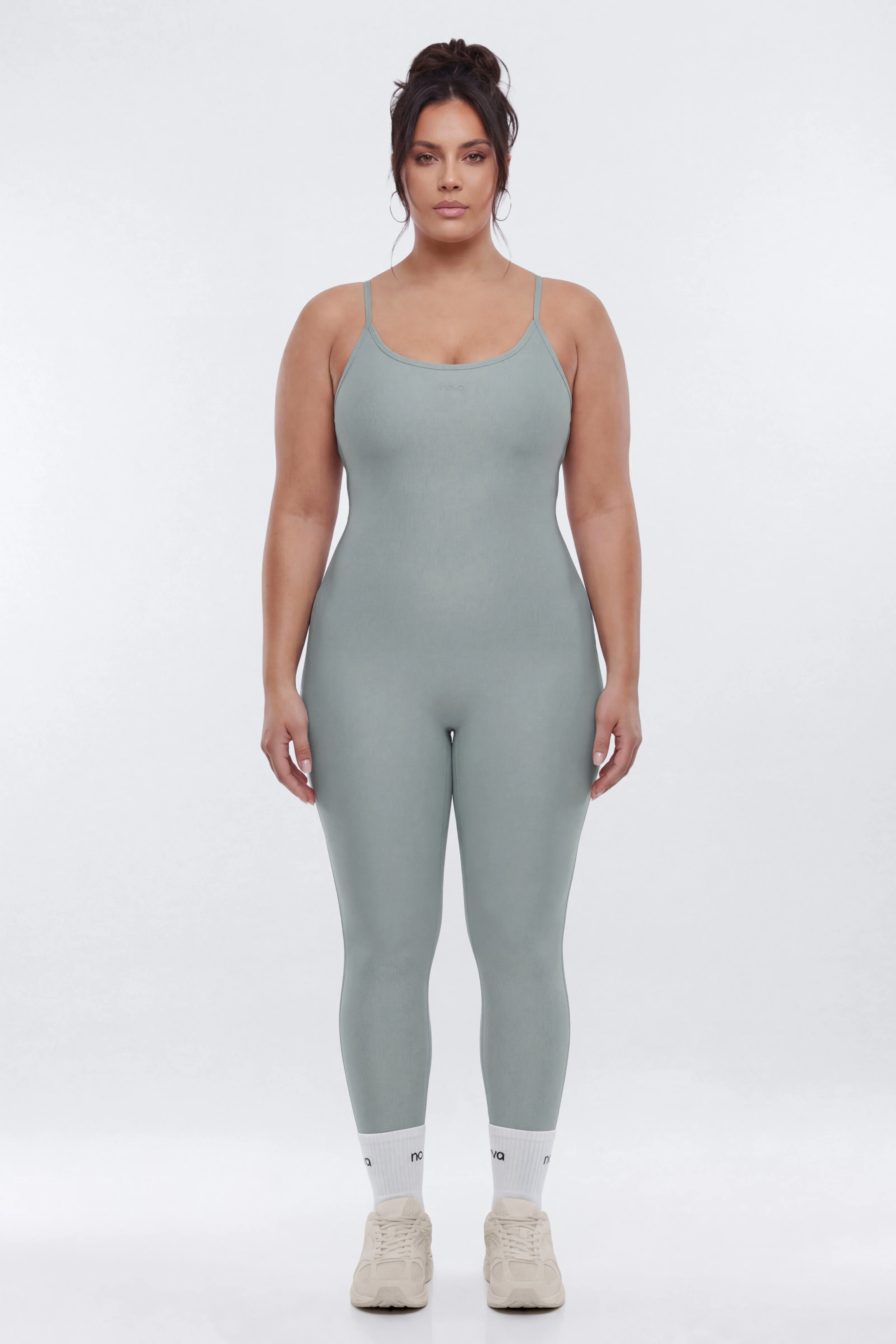 AirSculpt™ 25″ Skinny Jumpsuit - Steel - Image 6