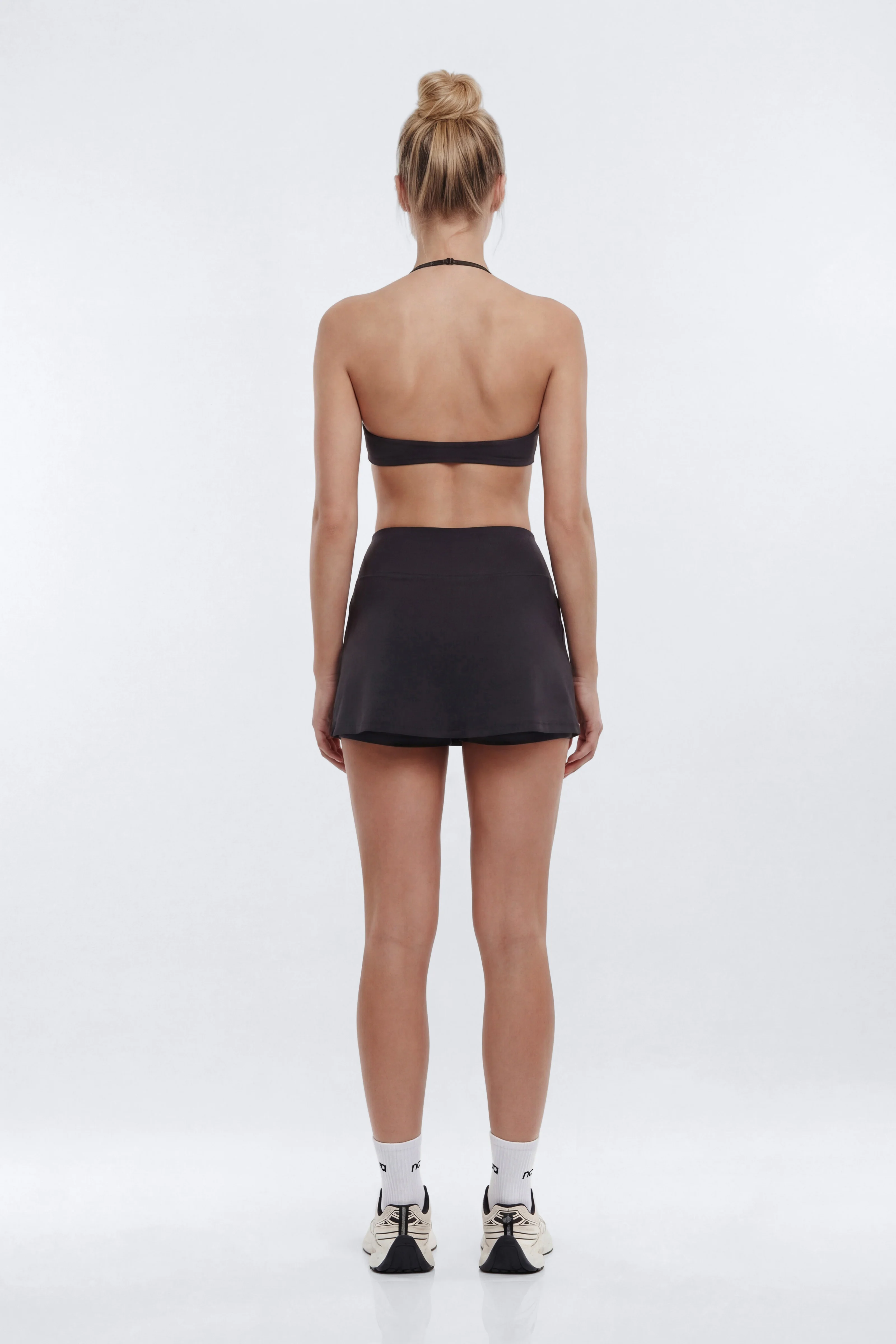 AirSculpt™ Mid Rise Mini Skort - Black - Image 5