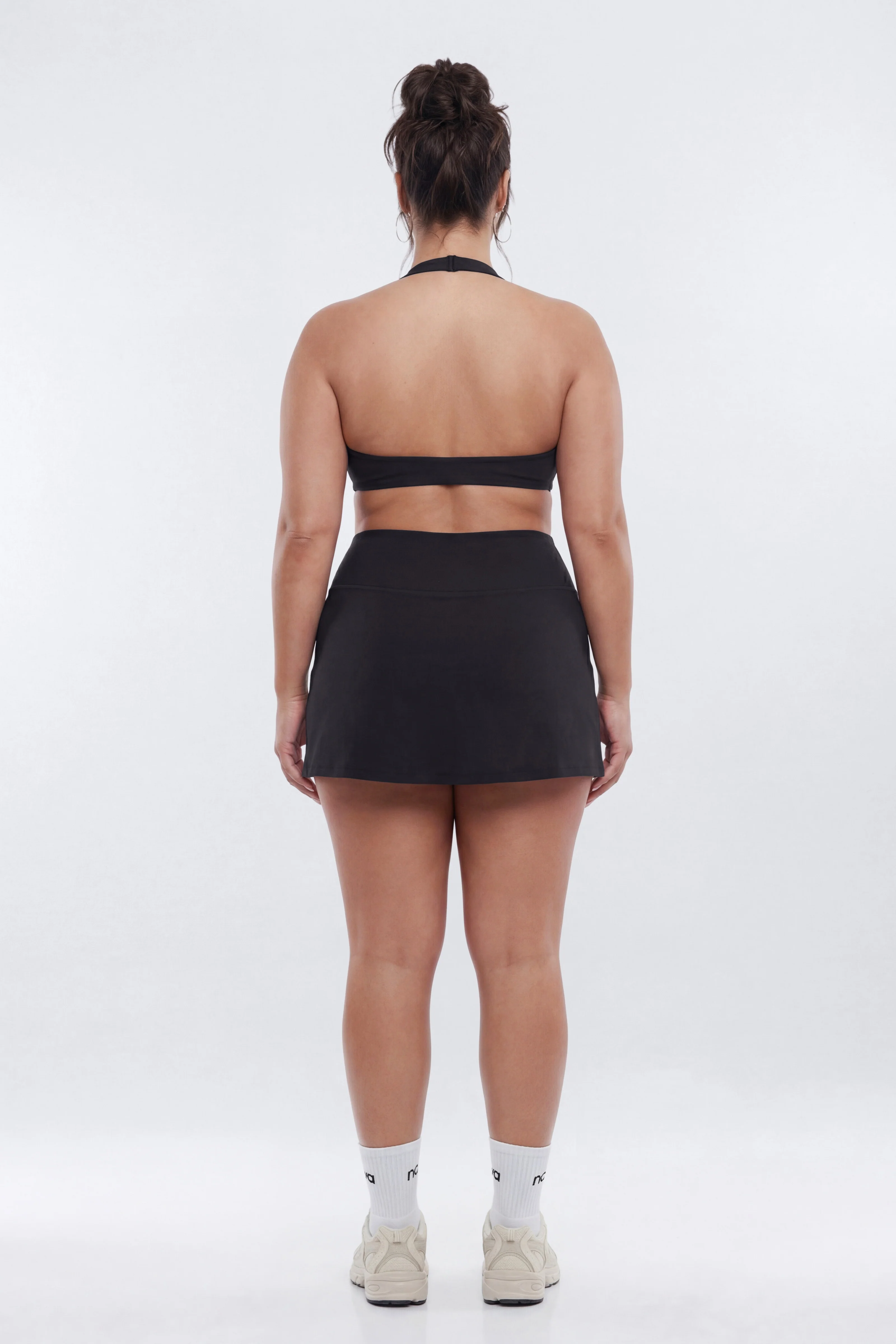 AirSculpt™ Mid Rise Mini Skort - Black - Image 9