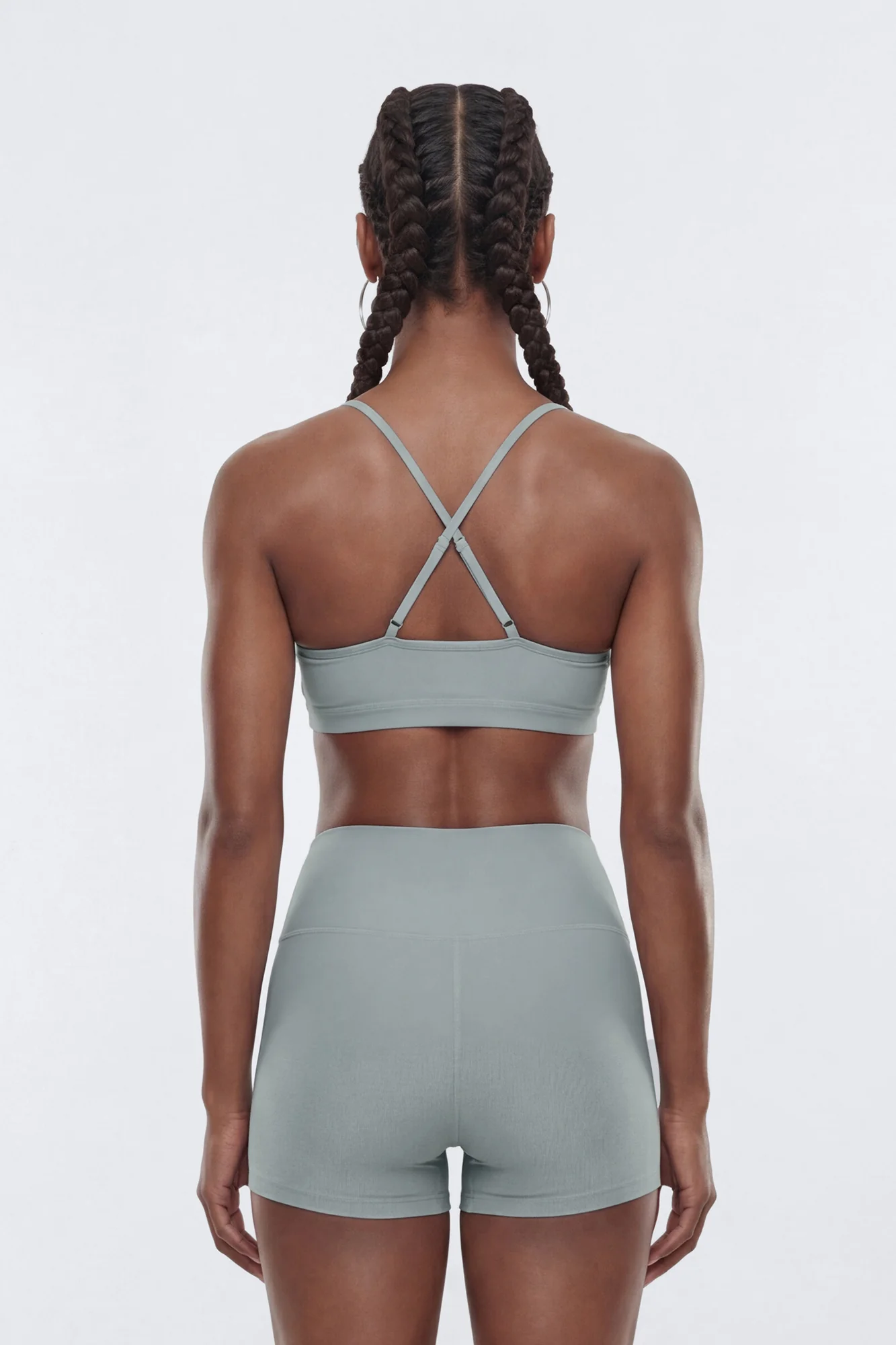 AirSculpt™ X Back Sports Bra - Steel - Image 3
