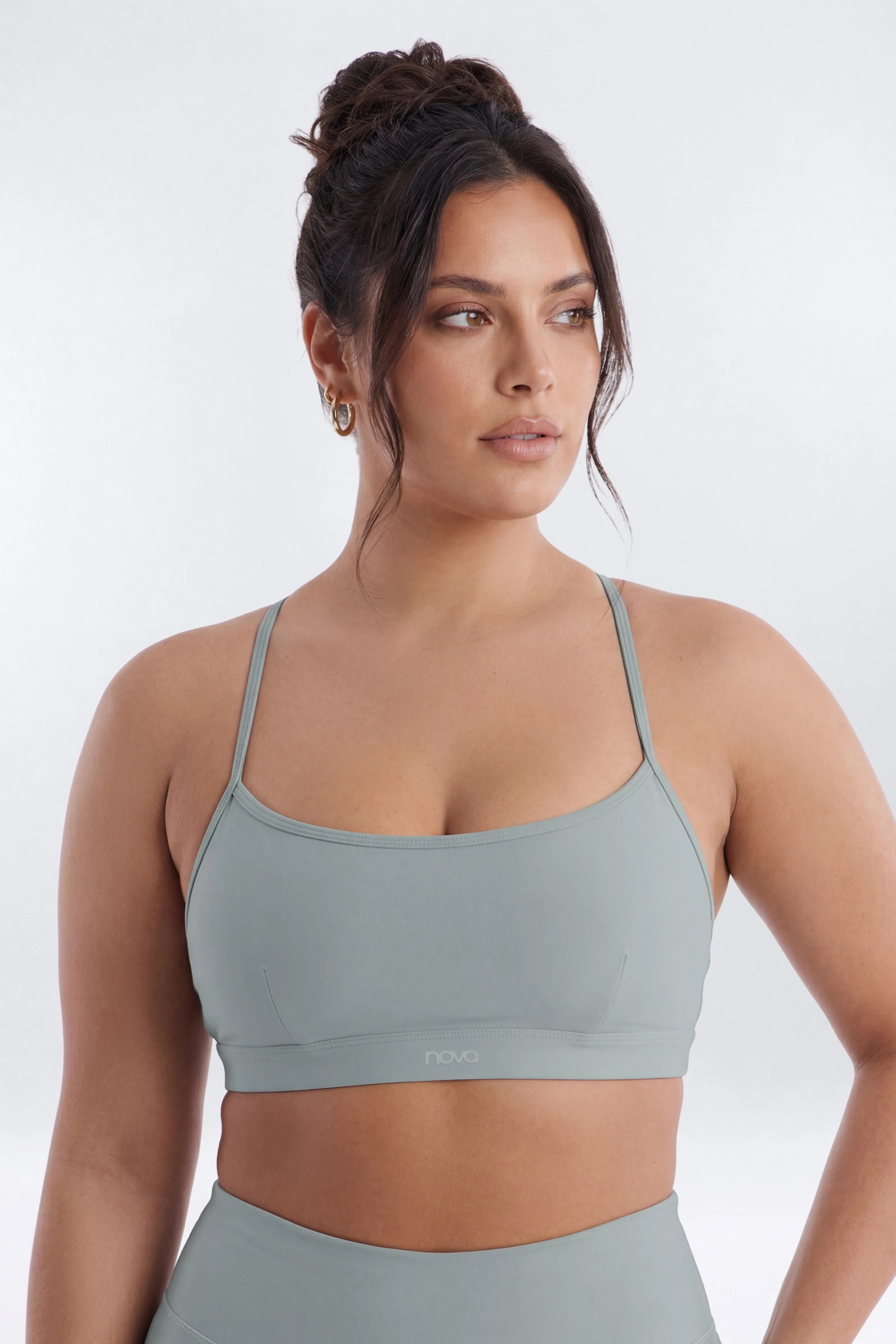 AirSculpt™ X Back Sports Bra - Steel - Image 5