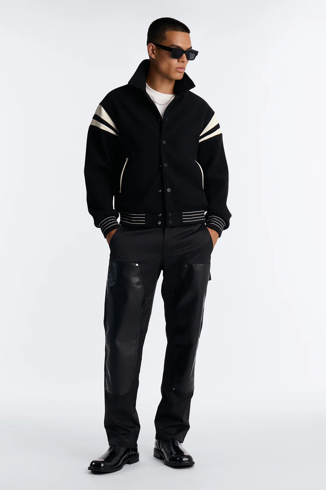 Alessandro Studded Straight Leg Pant - Black - Image 2