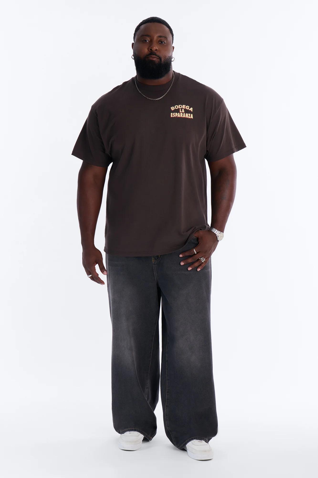 All Day Baggy Jean - Black Wash - Image 5