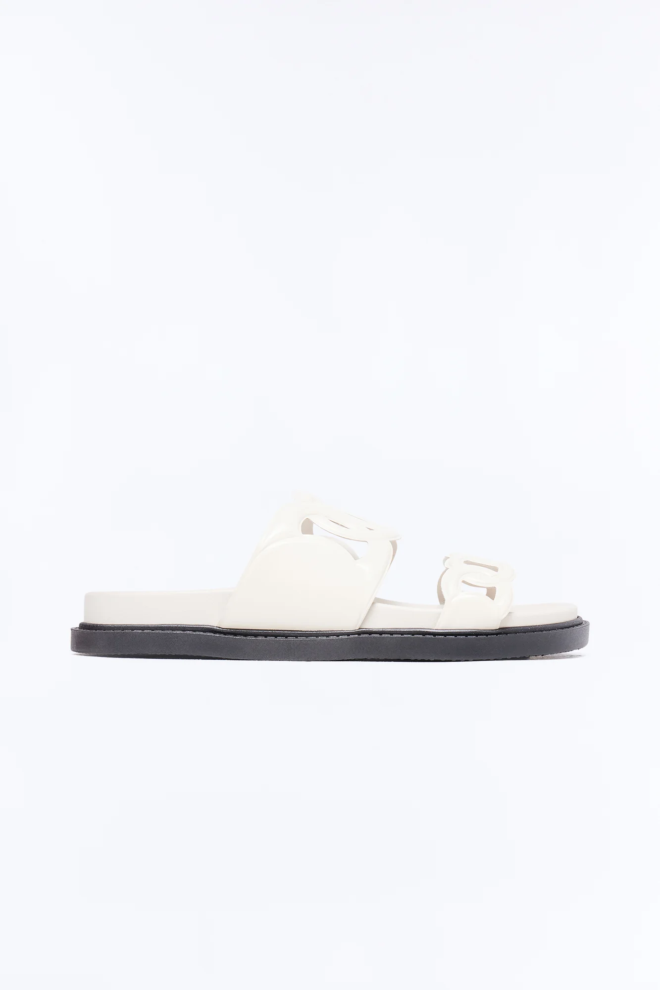 Alma Slip On Sandals - Ivory - Image 2