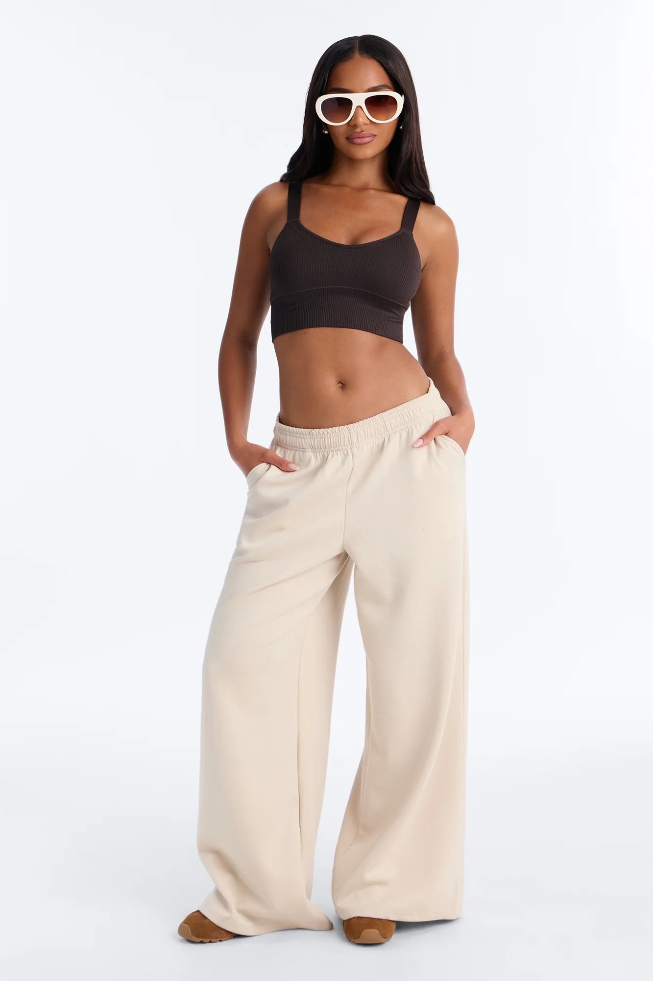Always Seamless Comfort T-Shirt Bralette Bra - Chocolate - Image 2