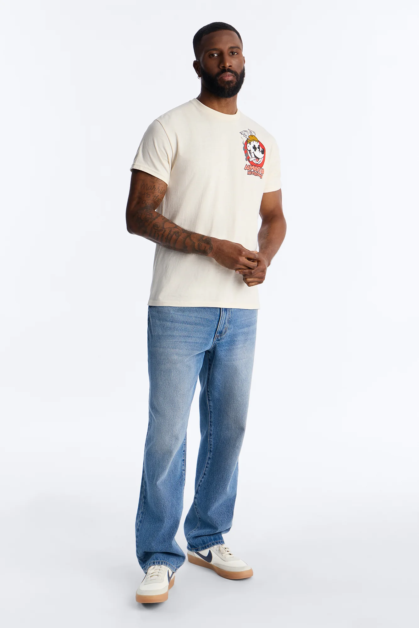 Always Up Short Sleeve Tee - Natural - Image 2