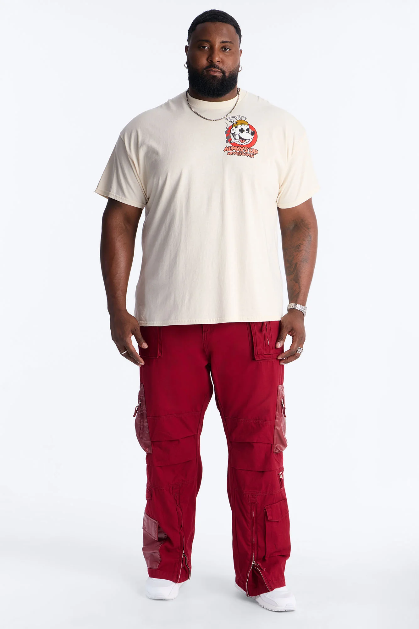 Always Up Short Sleeve Tee - Natural - Image 6