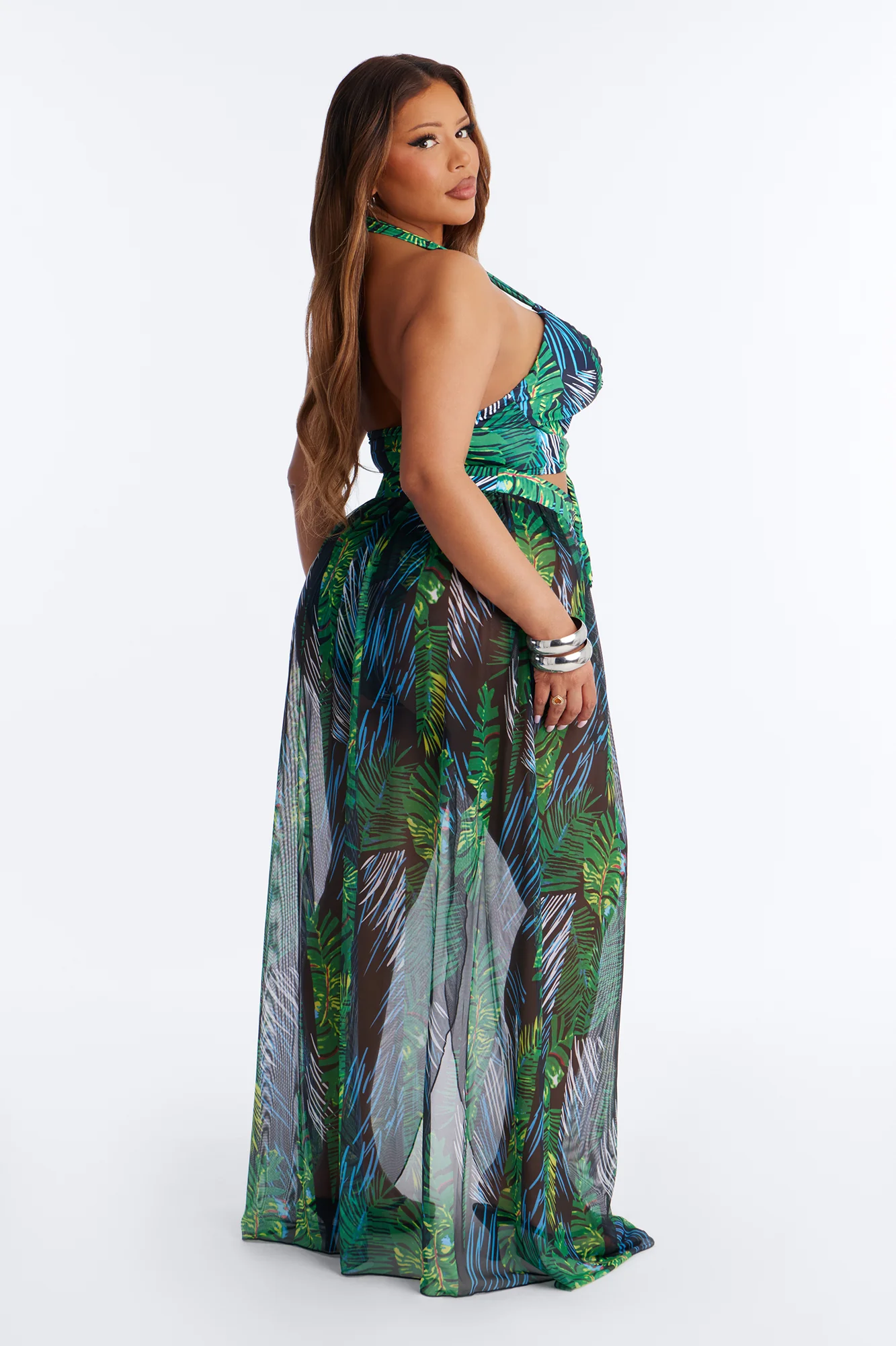 Always Worth It Bikini And Sarong - Green - Image 10