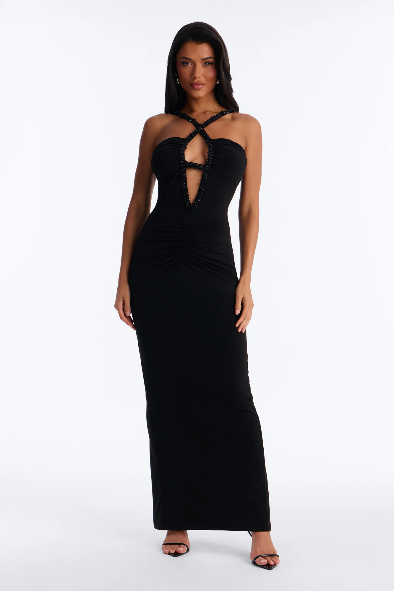 Alyna Maxi Dress - Black