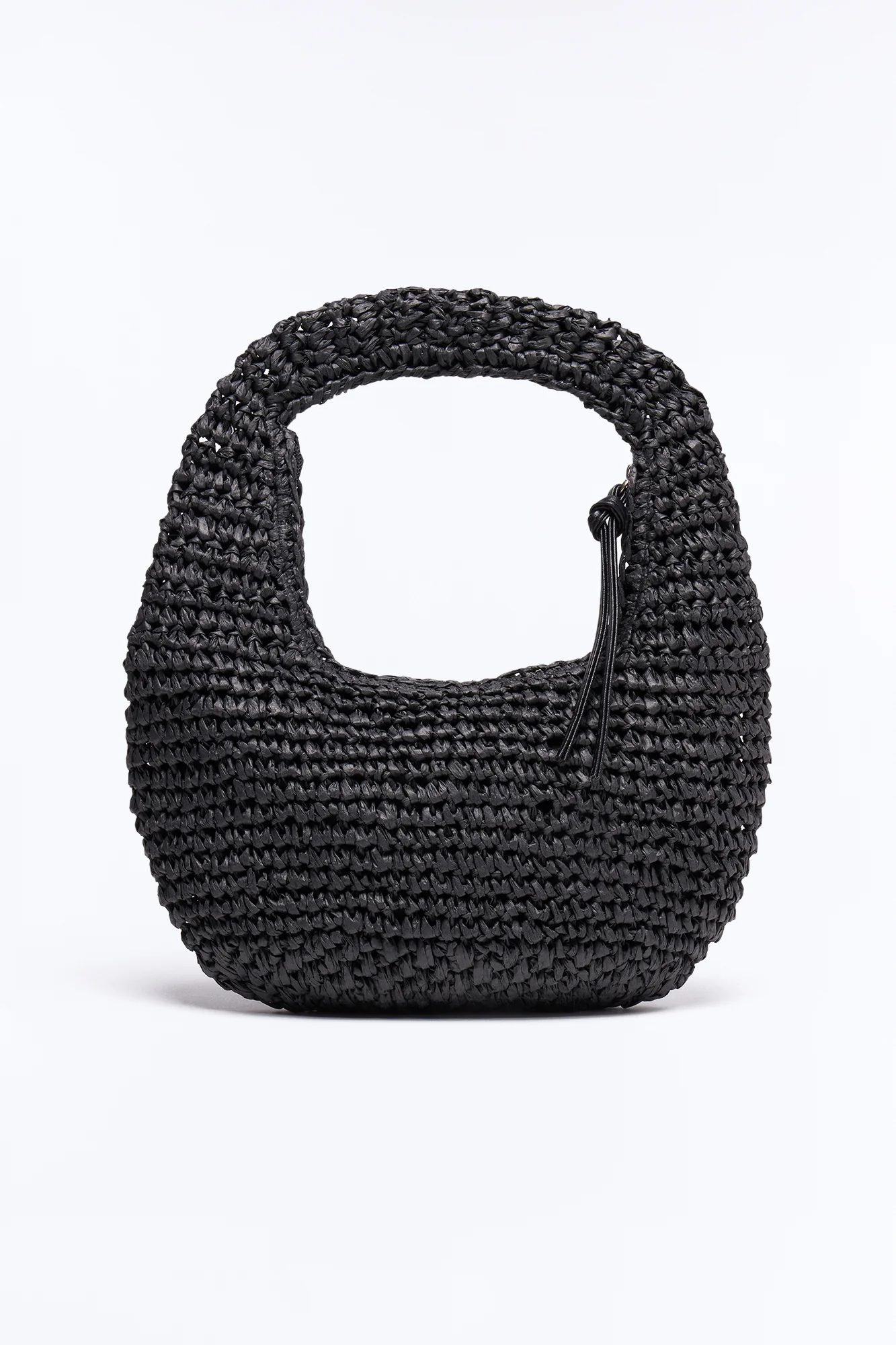 Amalfi Dreams Straw Bag - Black - Image 4