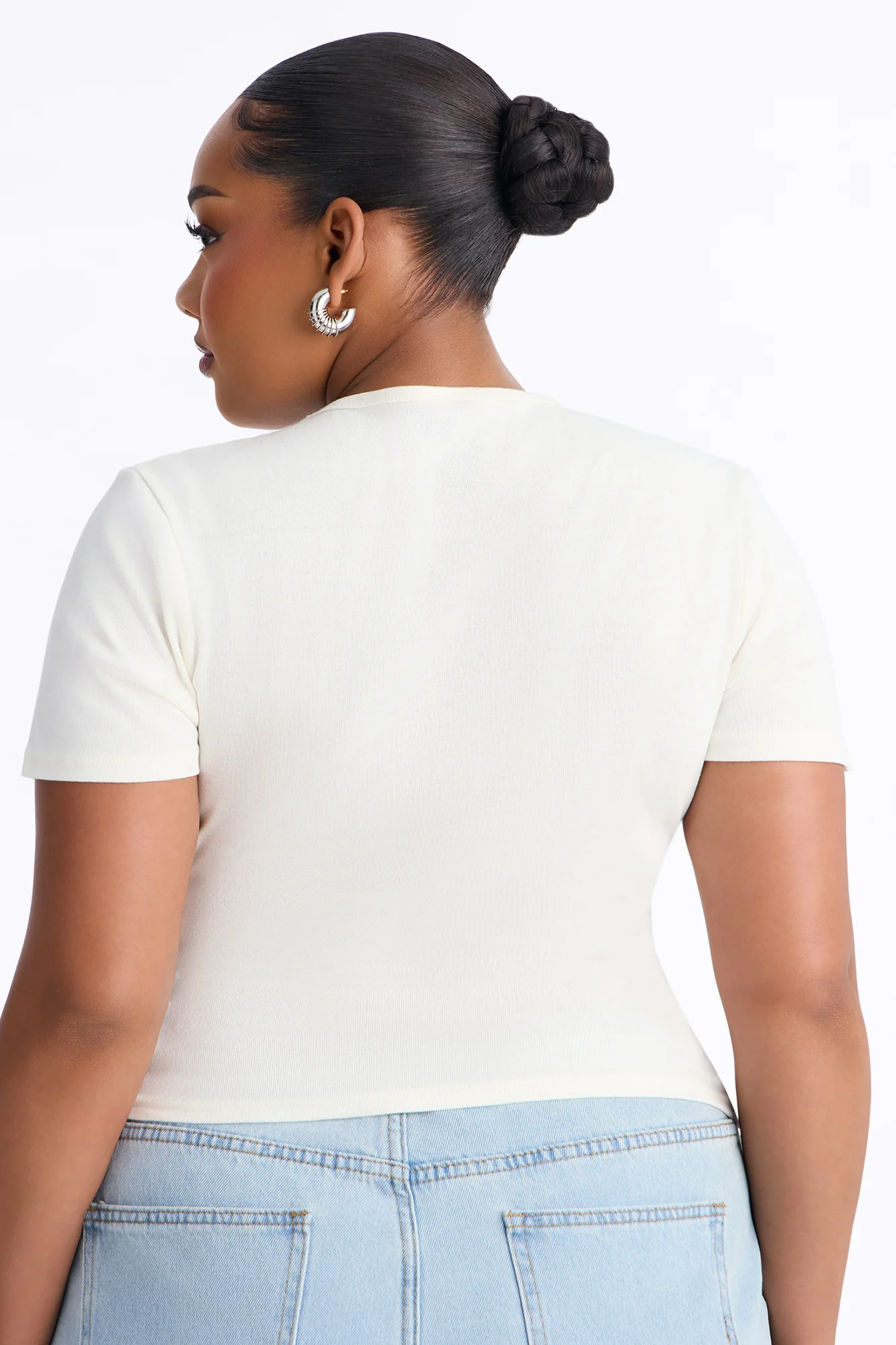 American Made Baby Tee - Off White - Image 4