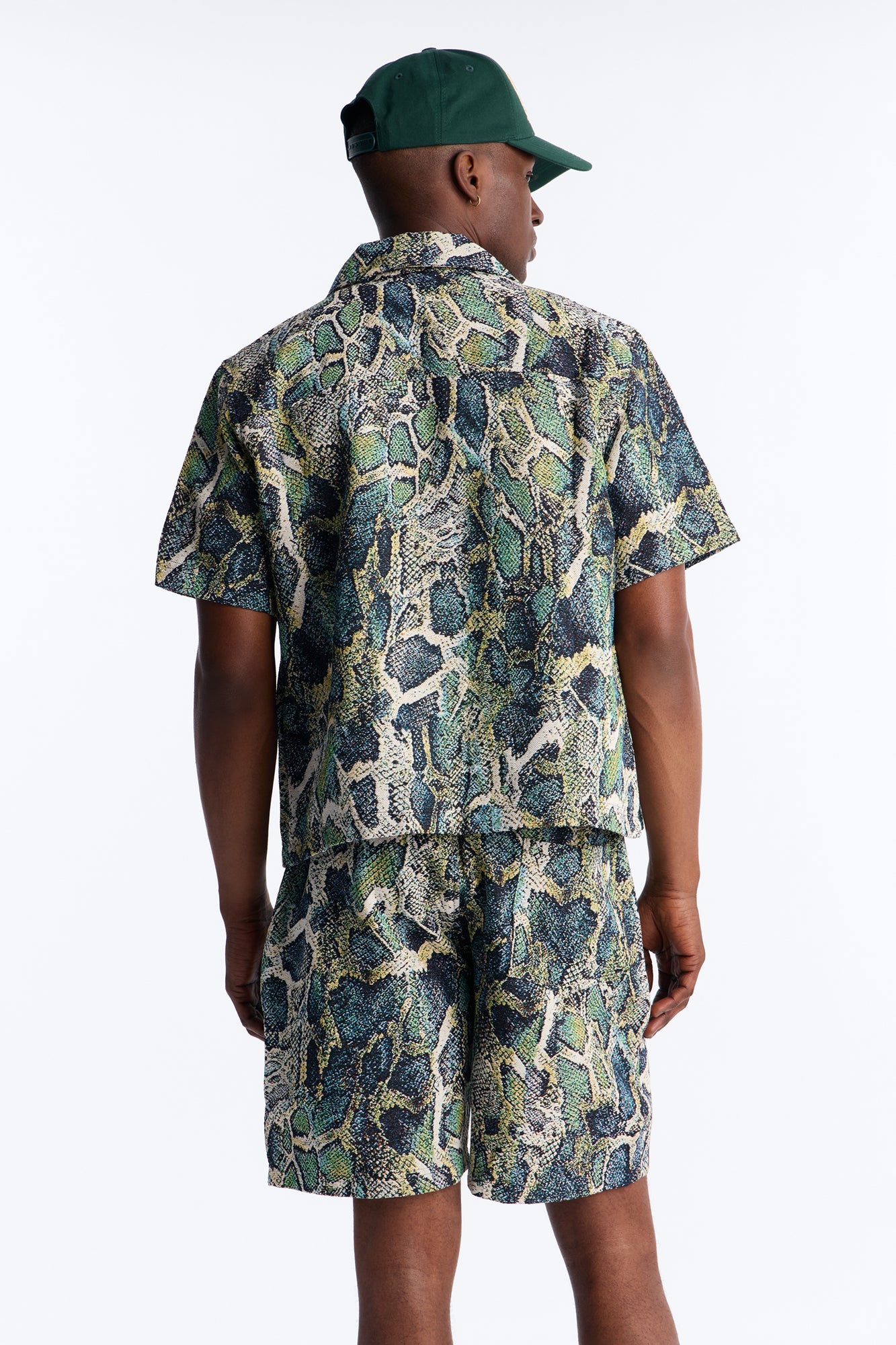 Anaconda Club Button Up Shirt - Green/combo - Image 3