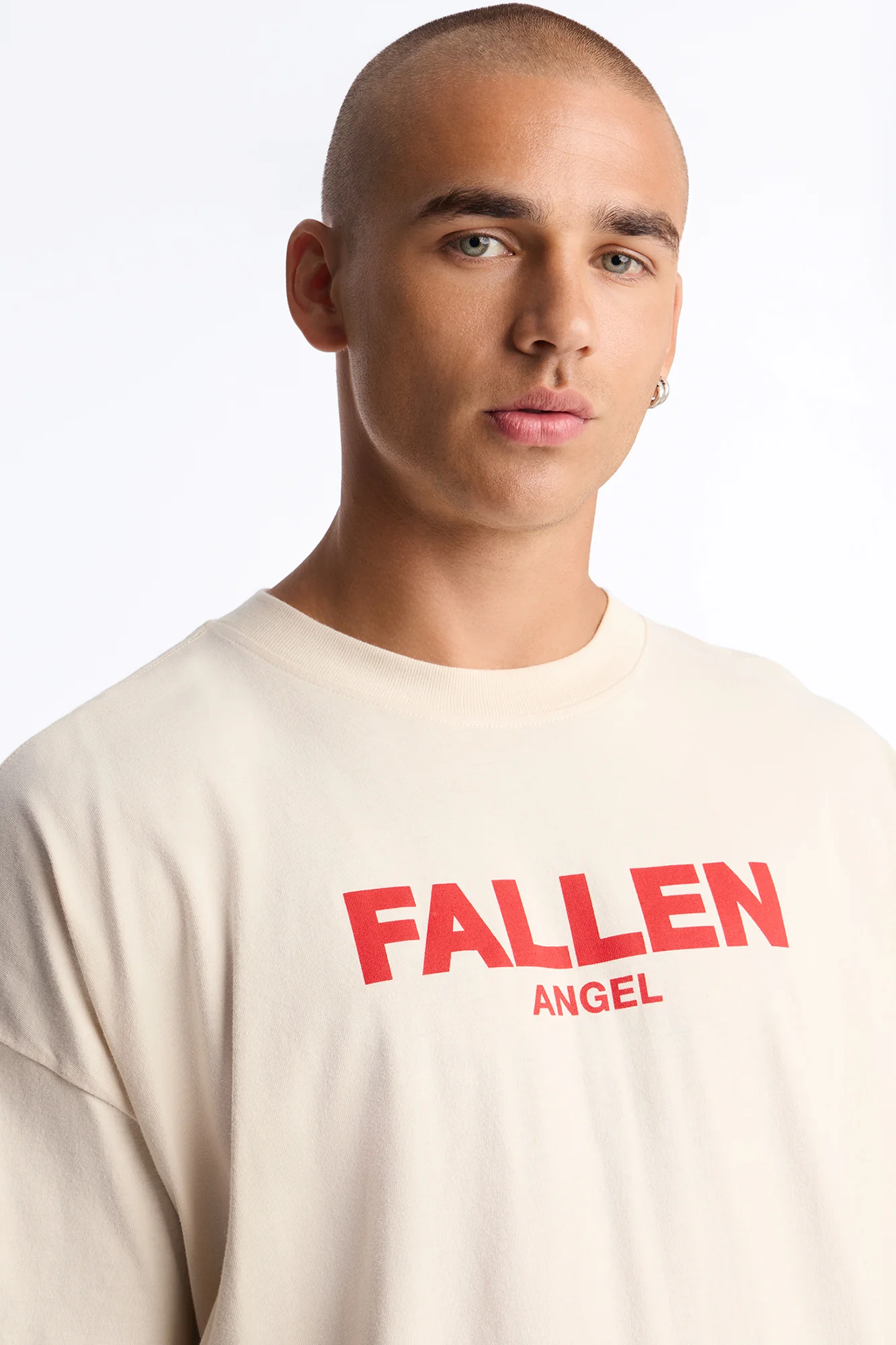Angel Falls Oversized Short Sleeve Tee - Off White - Image 3