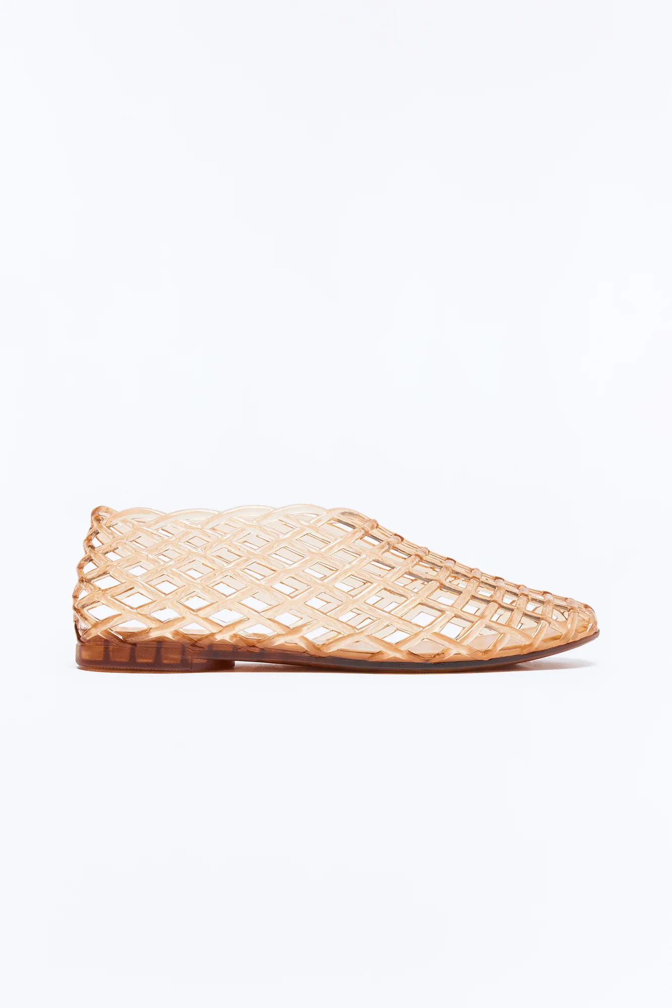 Annalise Jelly Mesh Flats - Tan - Image 3