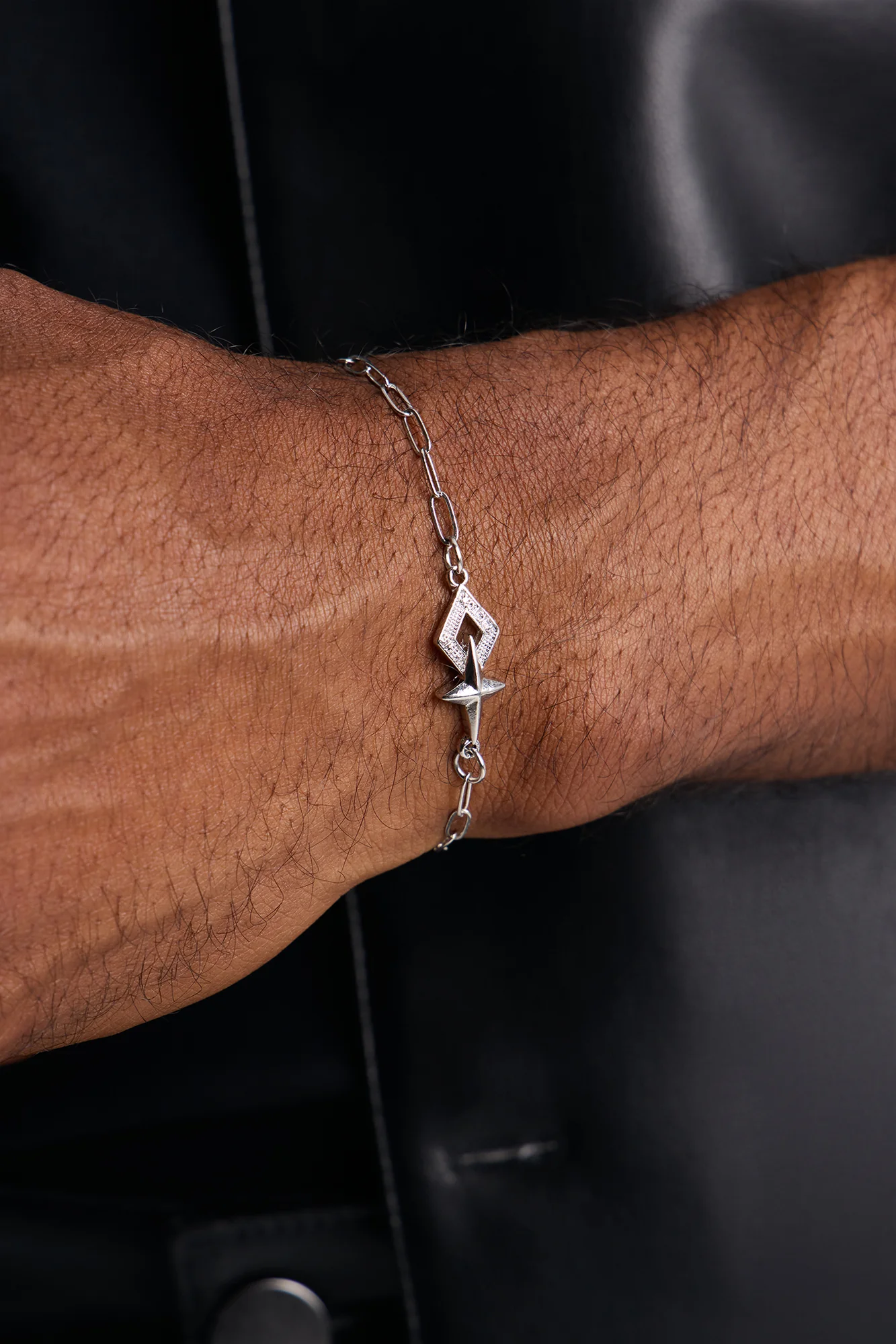 Astrastar Chain Link Bracelet - Silver