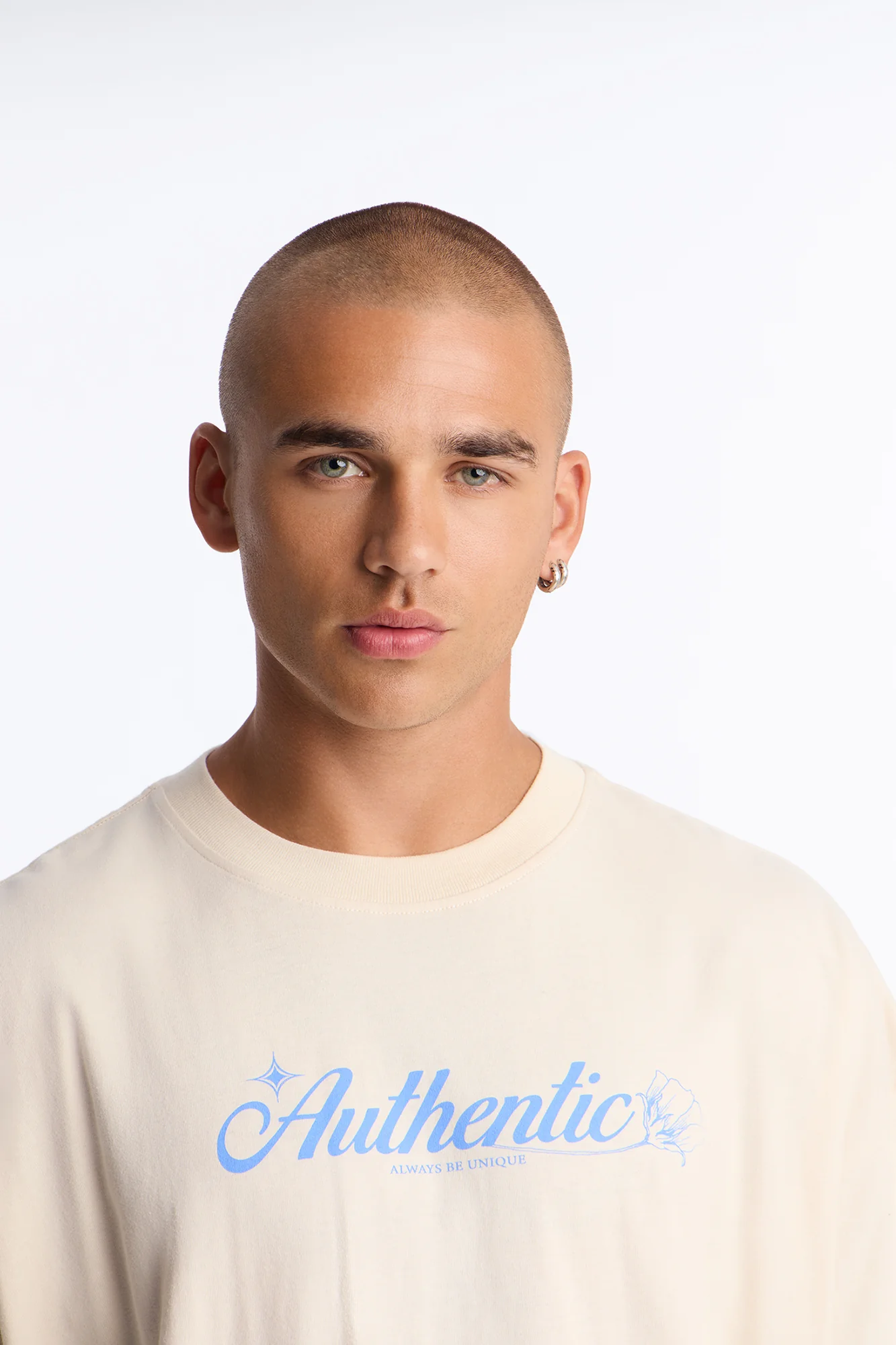 Authentic Since 1996 Oversized Short Sleeve Tee - Off White - Image 3