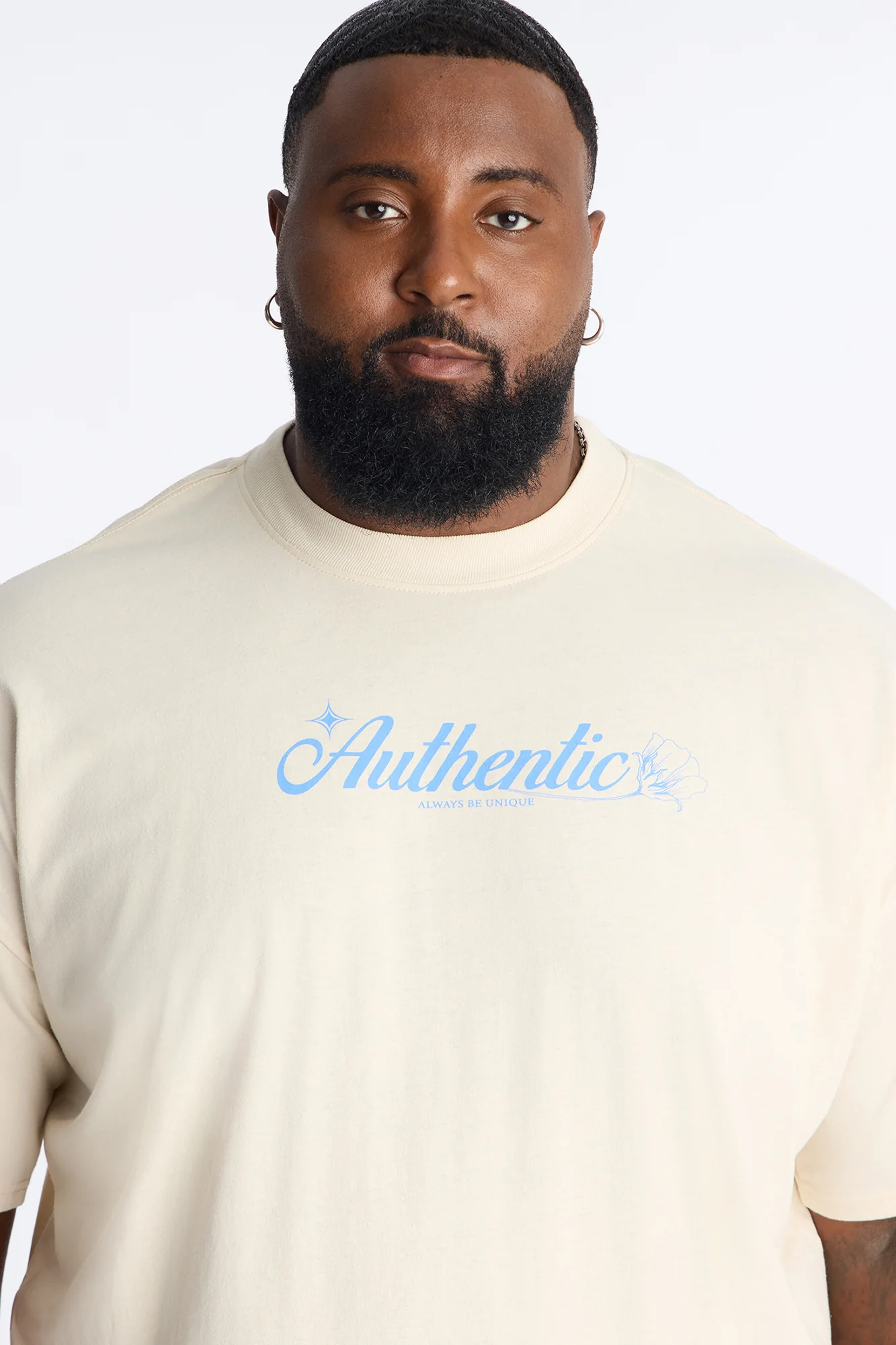 Authentic Since 1996 Oversized Short Sleeve Tee - Off White - Image 7