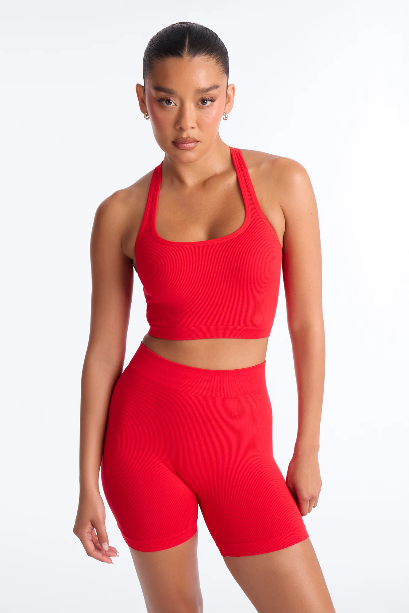 Avery Seamless Short Set - Red