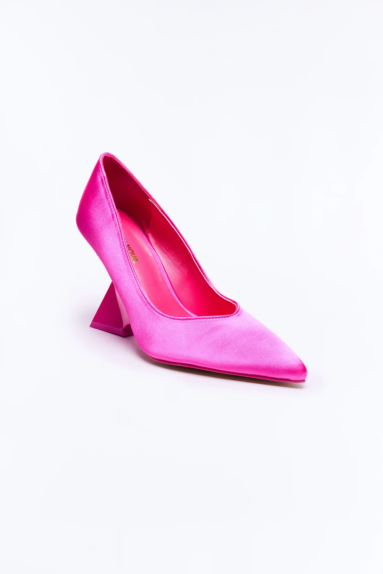 Azaiah Satin Novelty Pumps - HotPink - Image 5