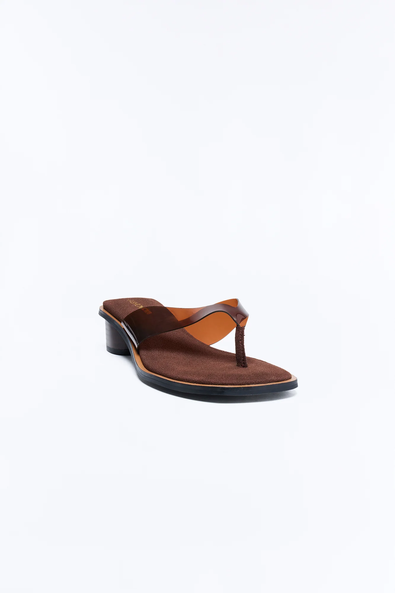 Azaria Thong Heels - Brown - Image 2