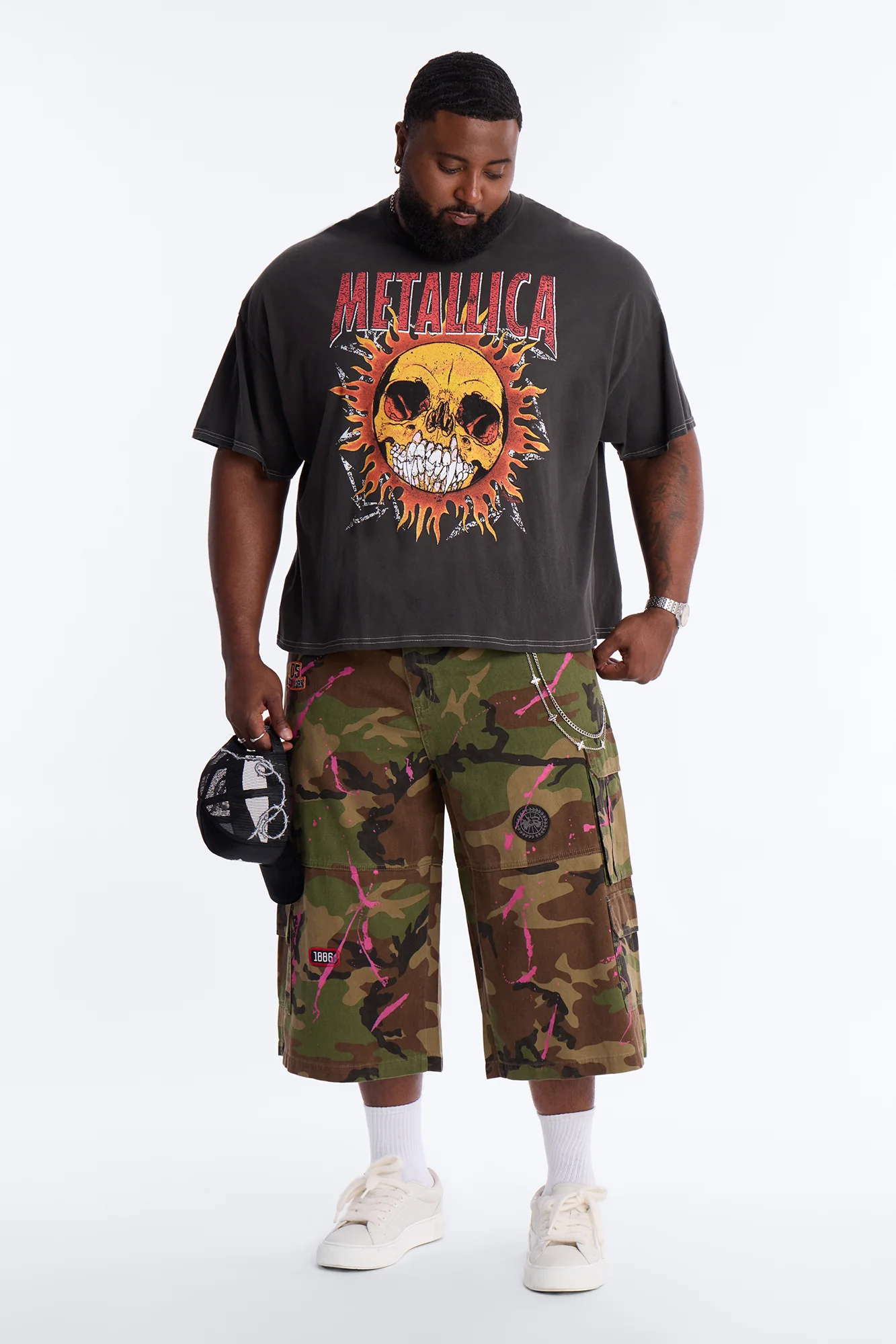 Baggy Art Collide Short - Camouflage - Image 7