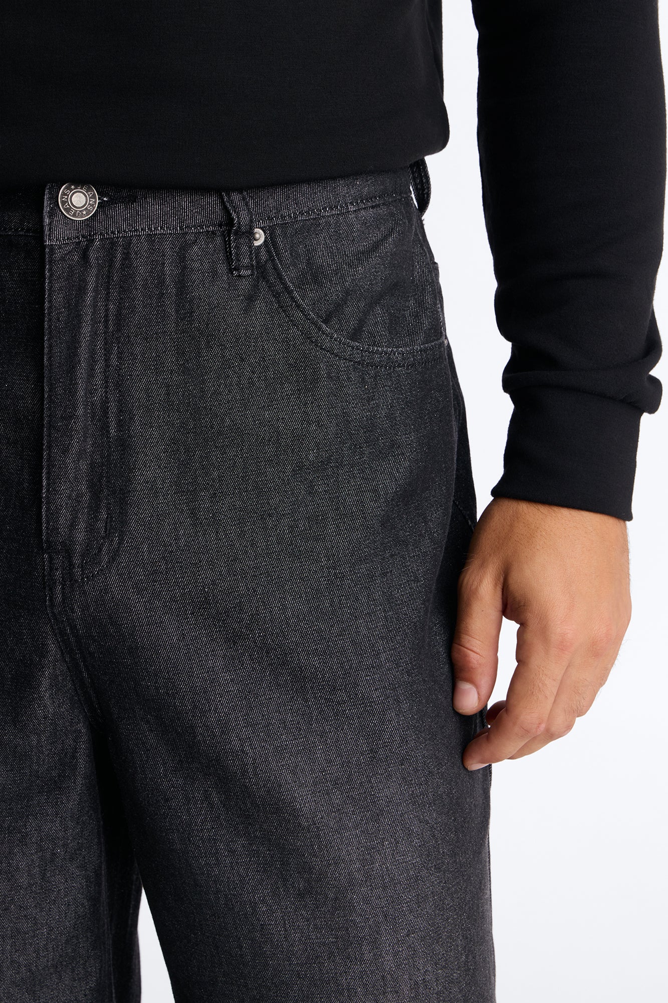 Baggy At Dusk Jeans - Black Wash - Image 3