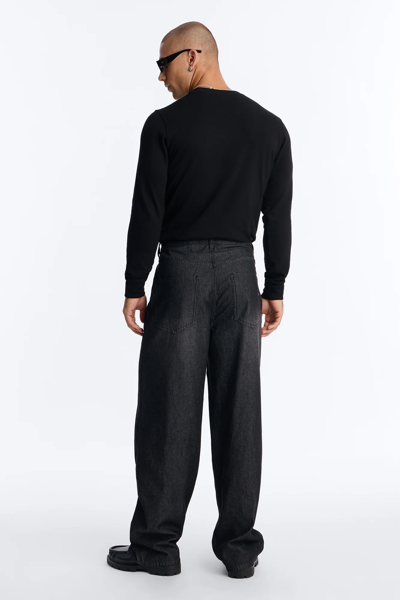 Baggy At Dusk Jeans - Black Wash - Image 4