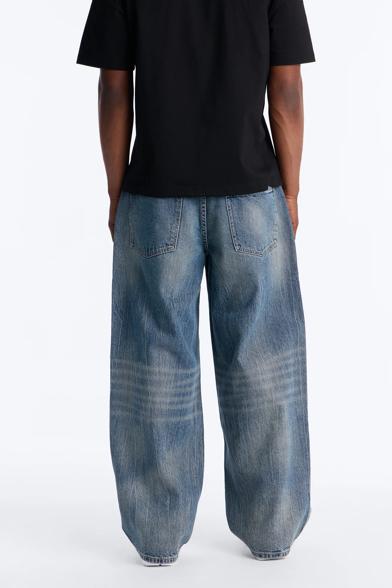Baggy Cosmic Star Tux Jean - Medium Blue Wash - Image 5