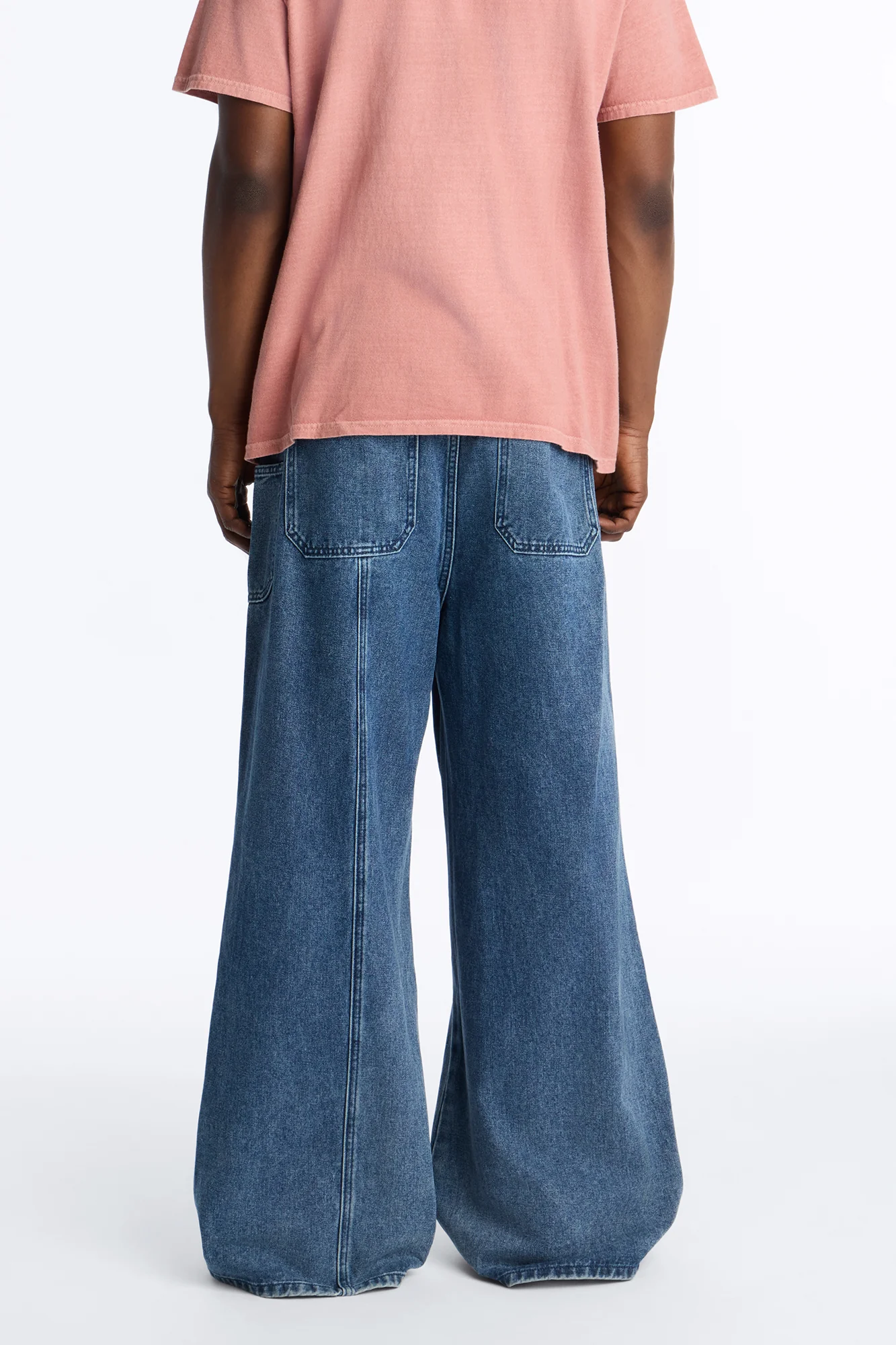 Baggy Crossover Come Again Jean - Medium Wash - Image 4