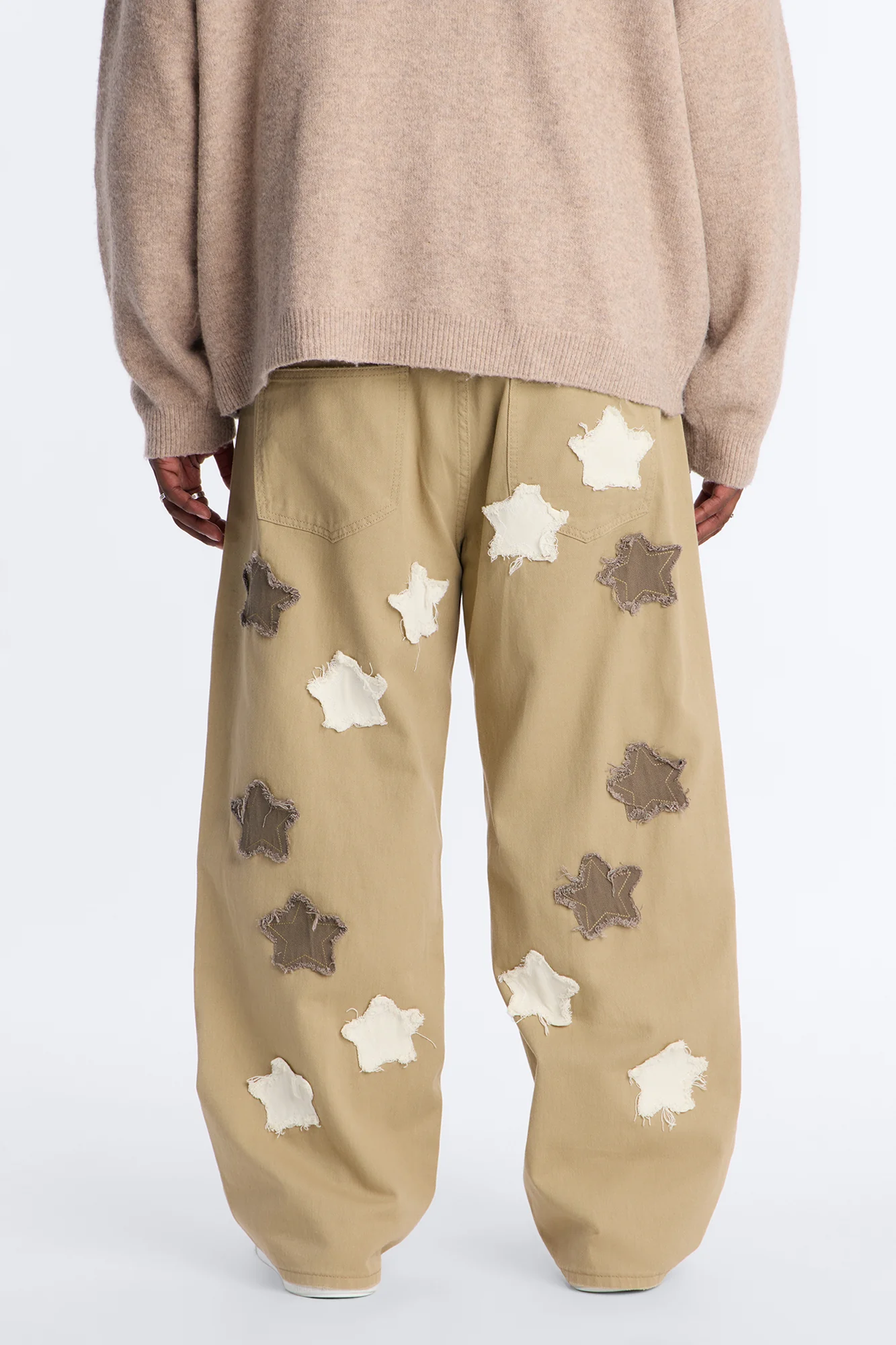 Baggy Illuminate Sky Fray Jean - Olive - Image 8