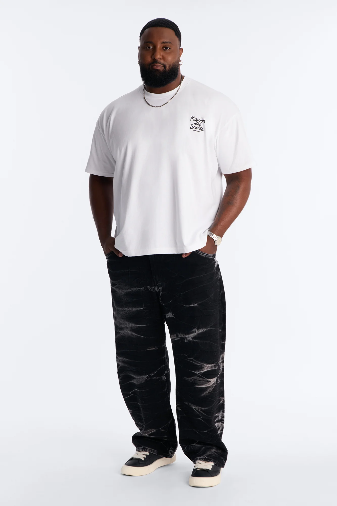 Baggy Shockwave Jean - Black Wash - Image 6