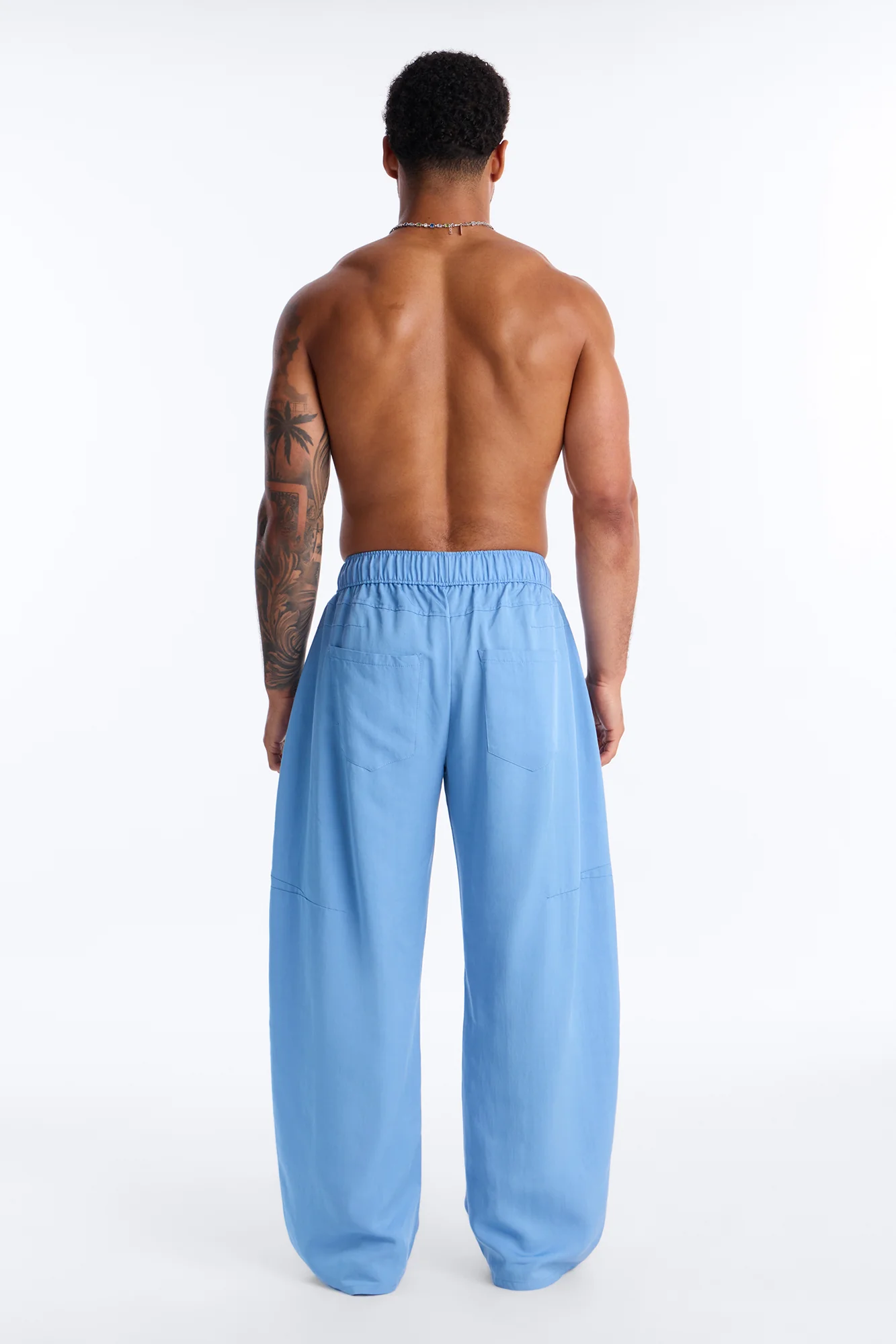 Baggy St. Tropez Pant - Light Blue - Image 4