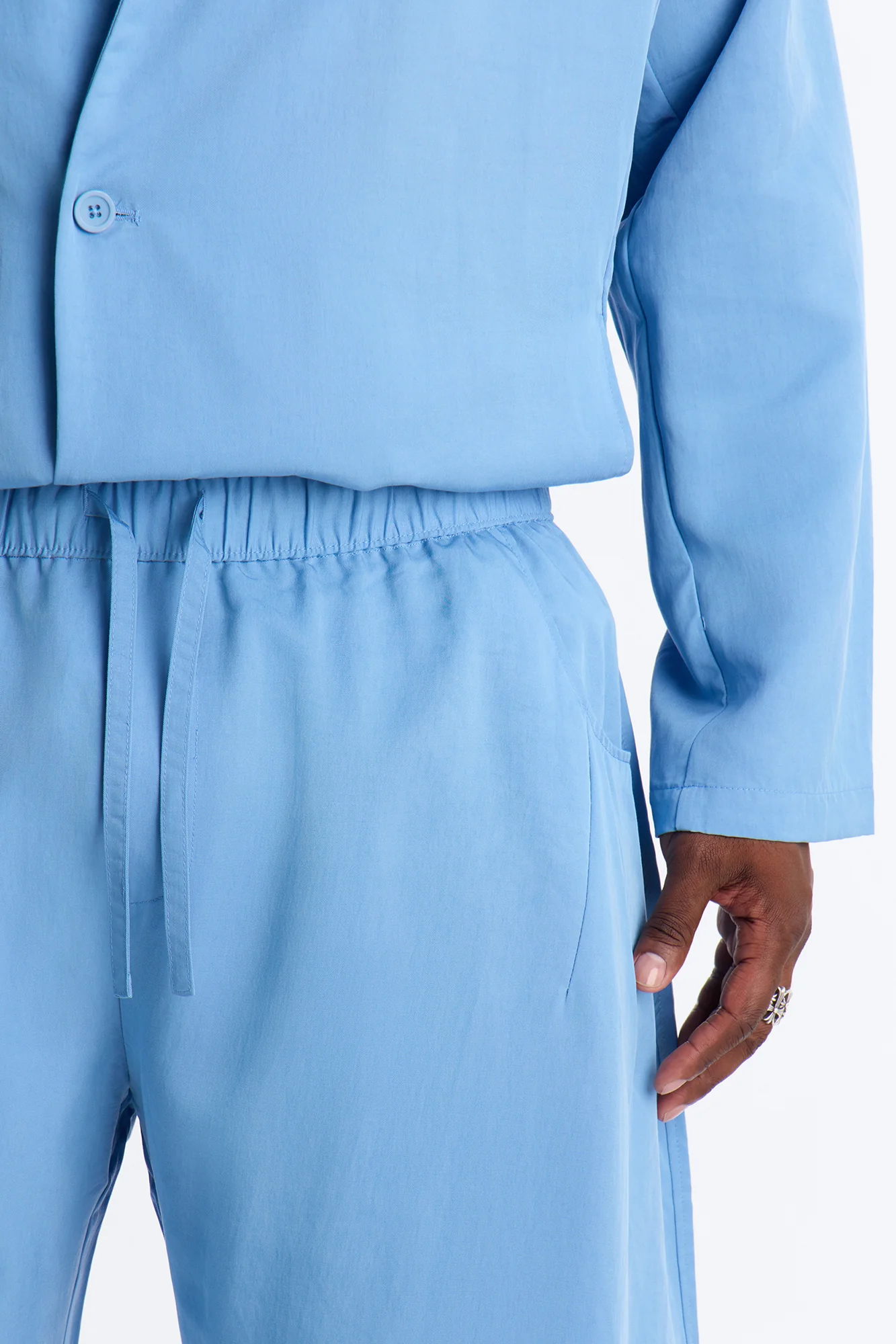 Baggy St. Tropez Pant - Light Blue - Image 7