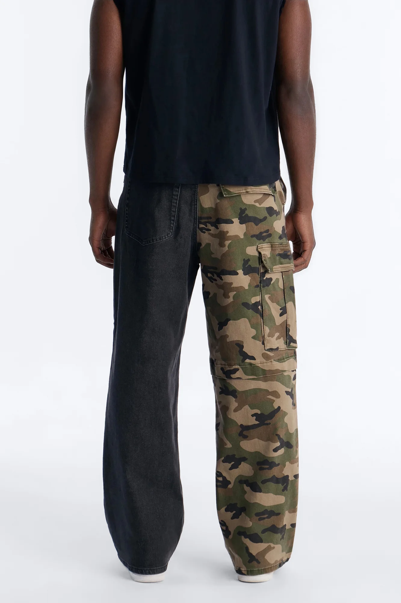Baggy Two Face Camo Jean - Multi Color - Image 5