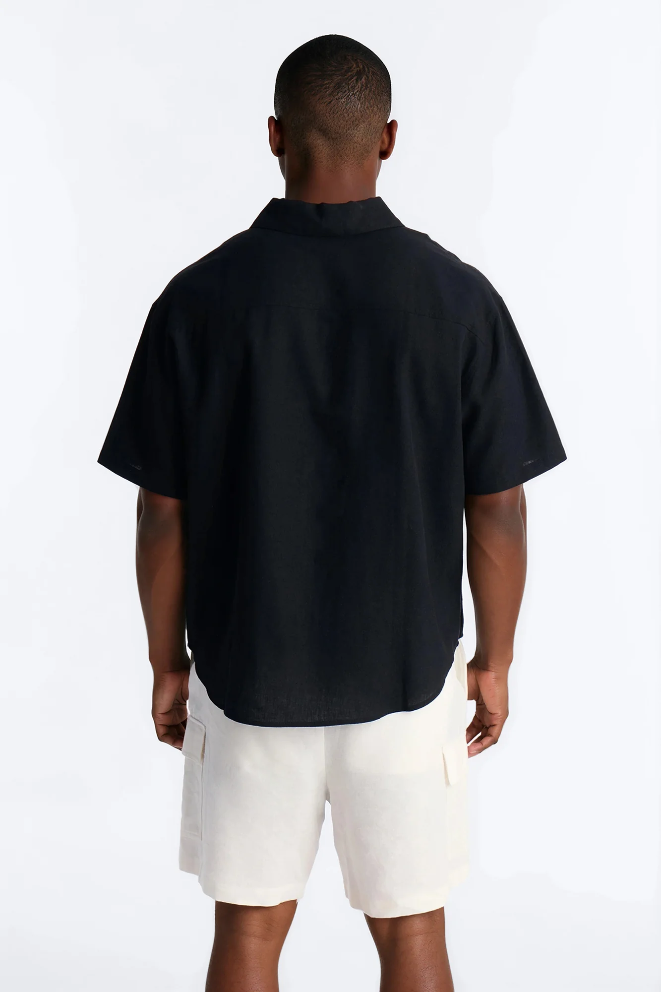 Bahamas Easy Flow Short Sleeve Shirt - Black - Image 3